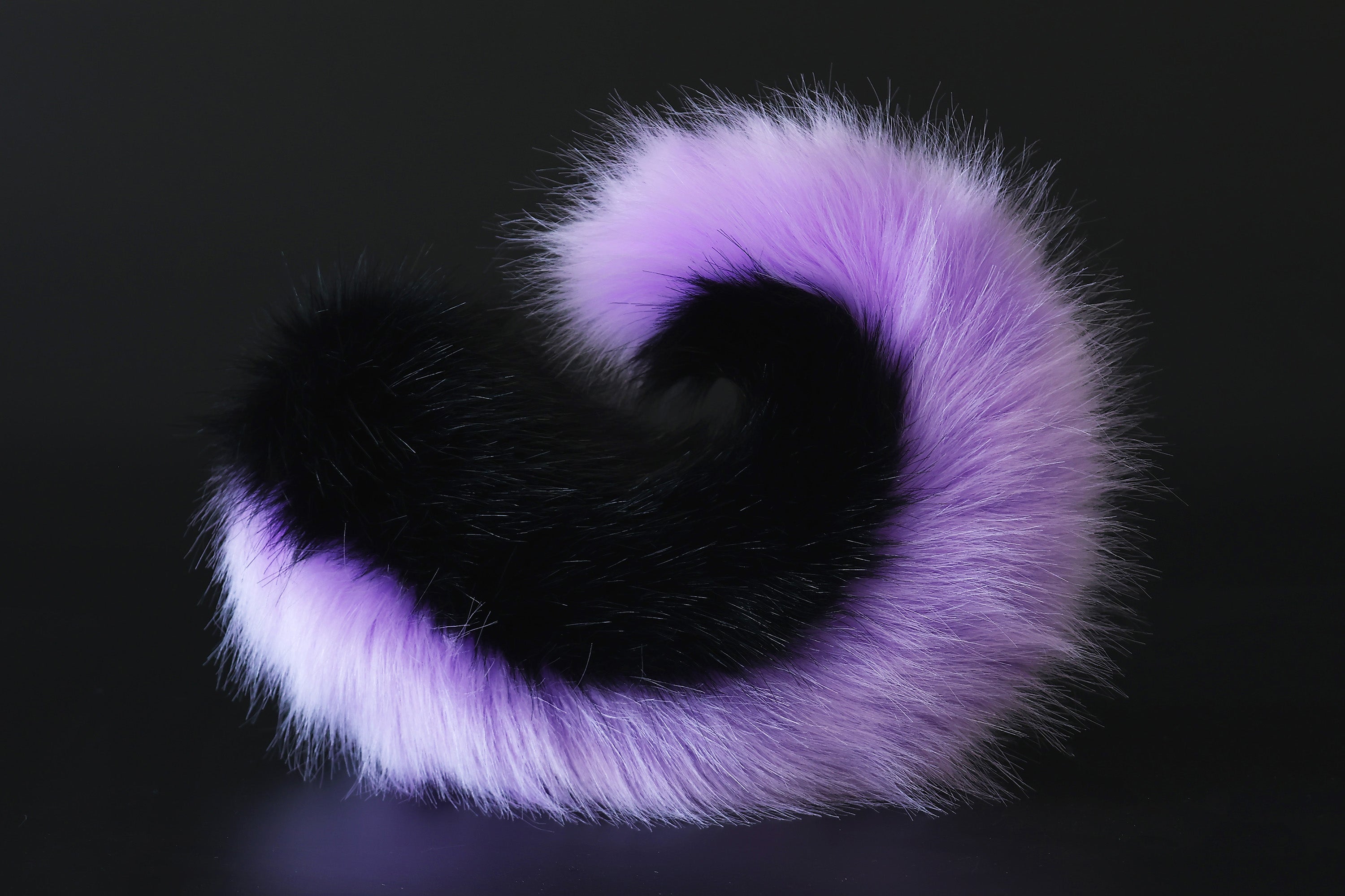 Black purple puppy ear and tail plug set kemonomimi Shepherd dog ear and tail plug set Shiba Inu dog ear and tail butt plug set cosplay petplay puppy play dog therian