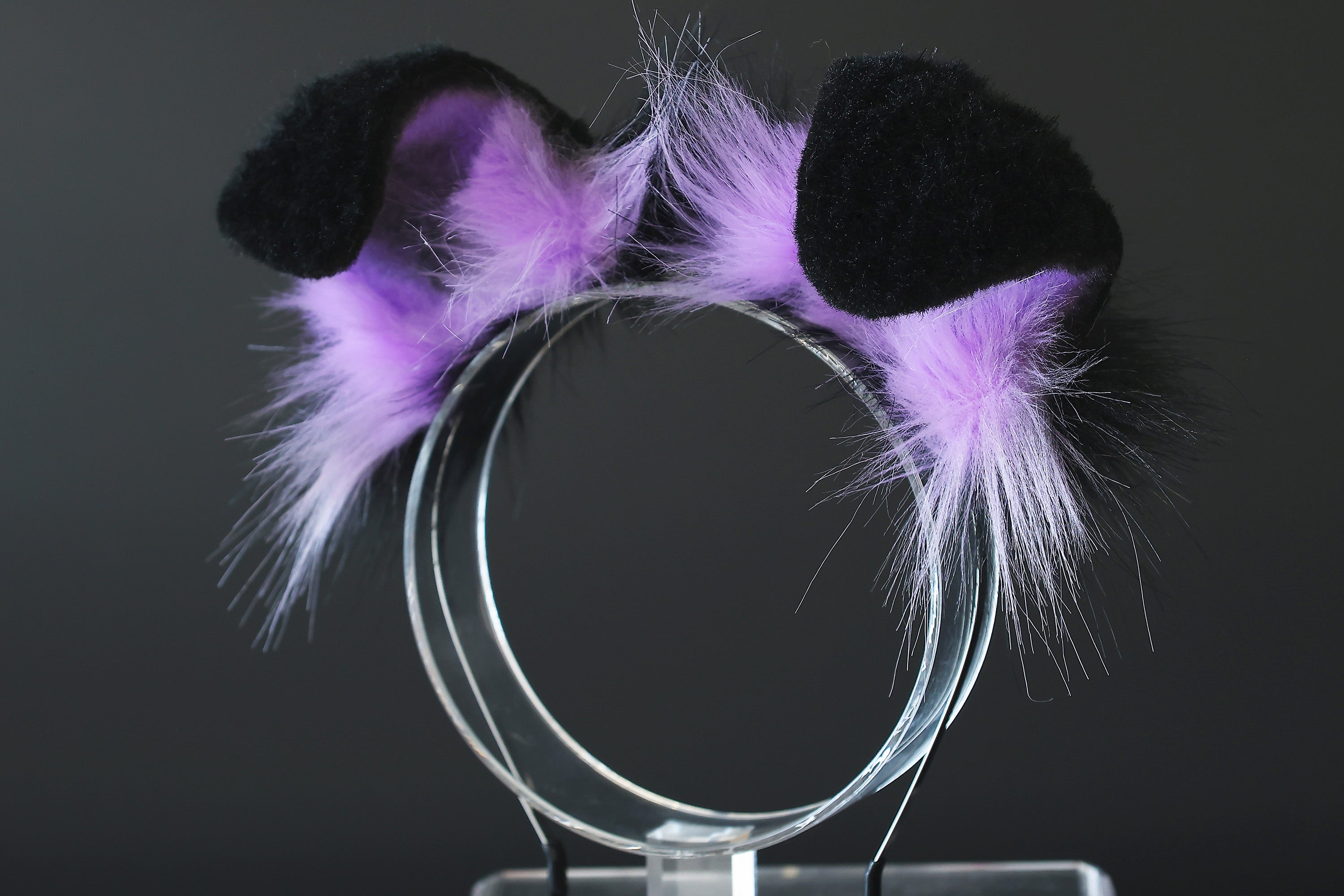 Black purple puppy ear and tail plug set kemonomimi Shepherd dog ear and tail plug set Shiba Inu dog ear and tail butt plug set cosplay petplay puppy play dog therian