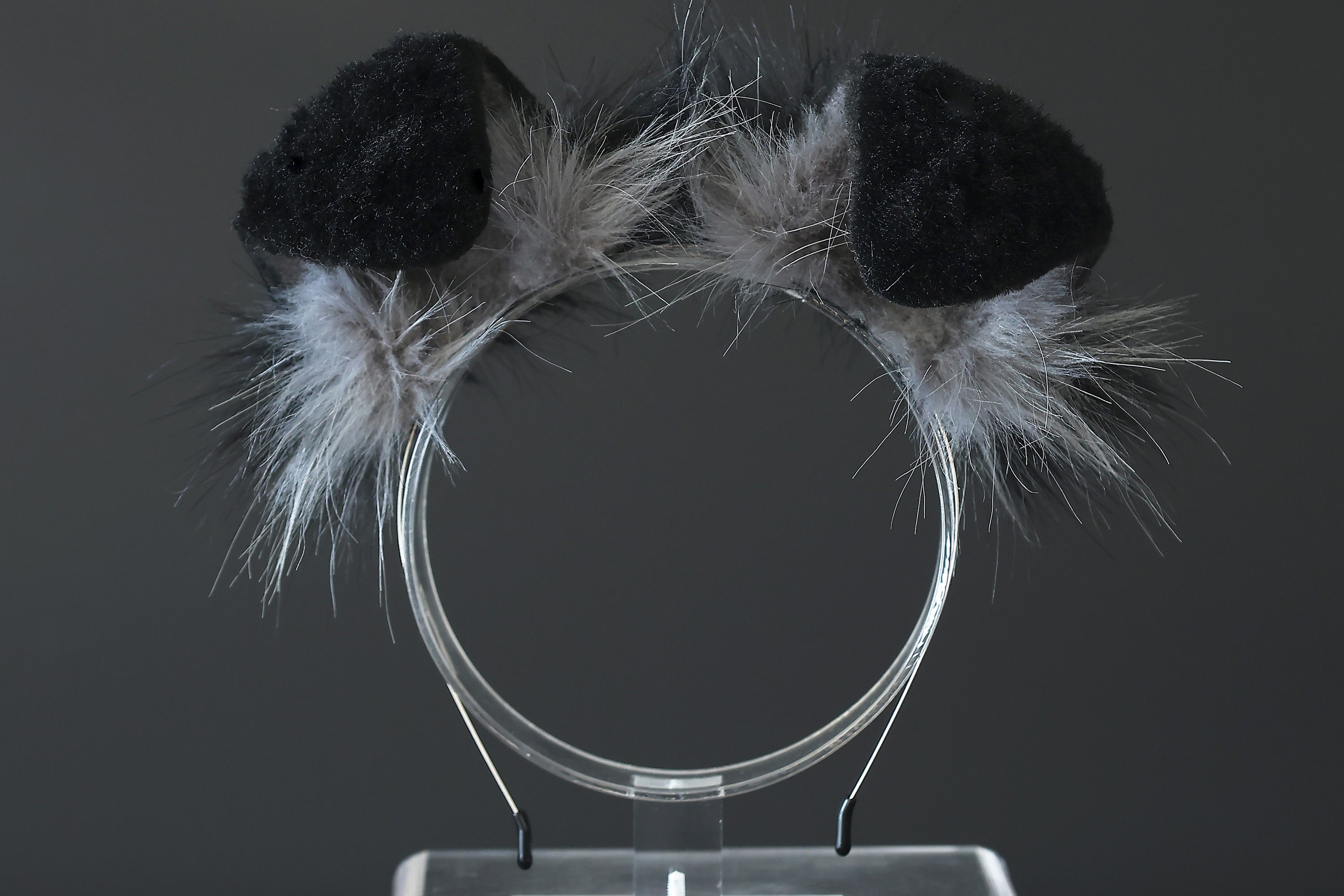 Black gray puppy ear and tail plug set kemonomimi Shepherd dog ear and tail plug set Shiba Inu dog ear and tail butt plug set cosplay petplay puppy play dog therian