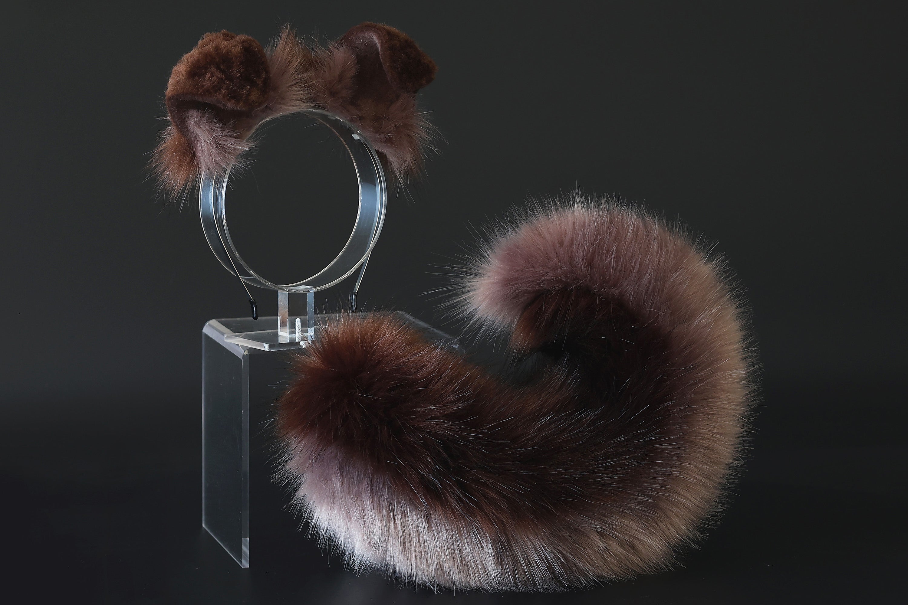 Puppy ear and tail plug set kemonomimi Shepherd dog ear and tail plug set Shiba Inu dog ear and tail butt plug set cosplay petplay puppy play dog therian