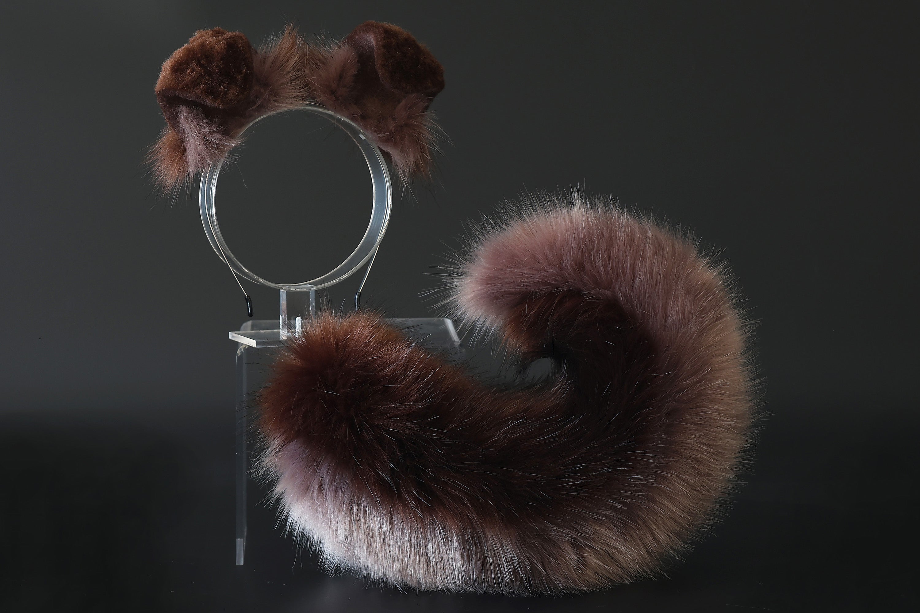 Puppy ear and tail plug set kemonomimi Shepherd dog ear and tail plug set Shiba Inu dog ear and tail butt plug set cosplay petplay puppy play dog therian