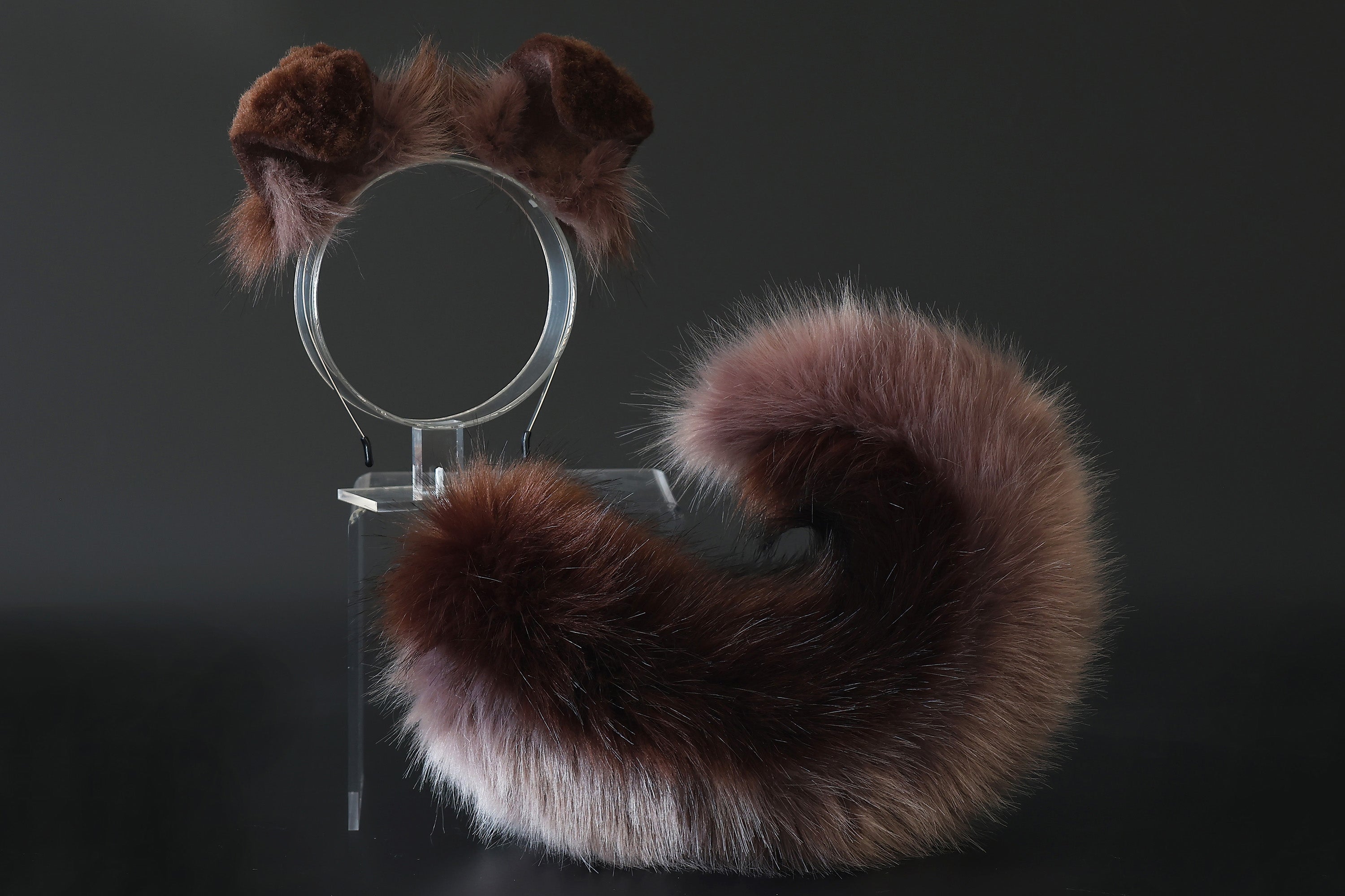 Puppy ear and tail plug set kemonomimi Shepherd dog ear and tail plug set Shiba Inu dog ear and tail butt plug set cosplay petplay puppy play dog therian