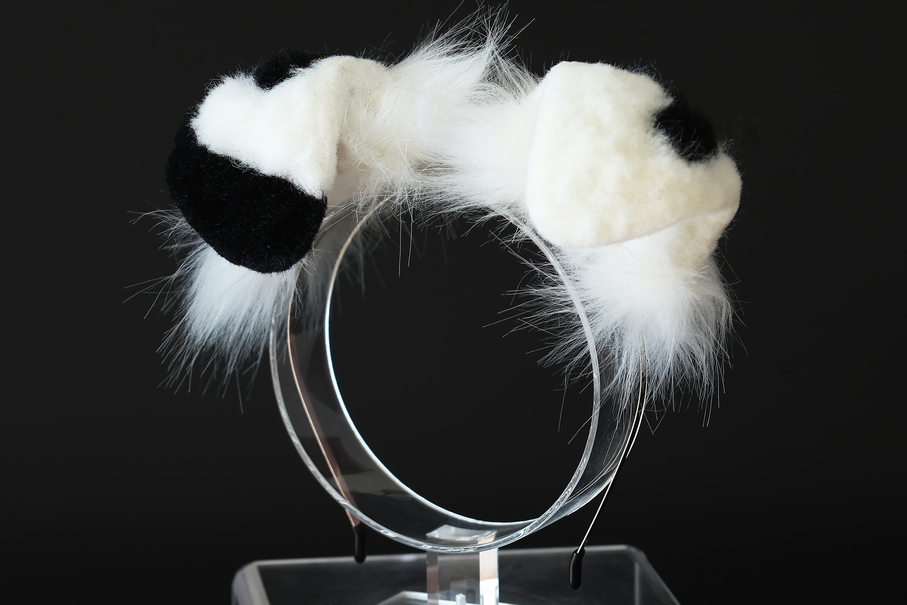 Faux fur dalmatian dog ears and tail Shepherd dog tail and ear shiba Inu dog ear and tail anime cosplay therian puppy girl kemonomimi puppy boy