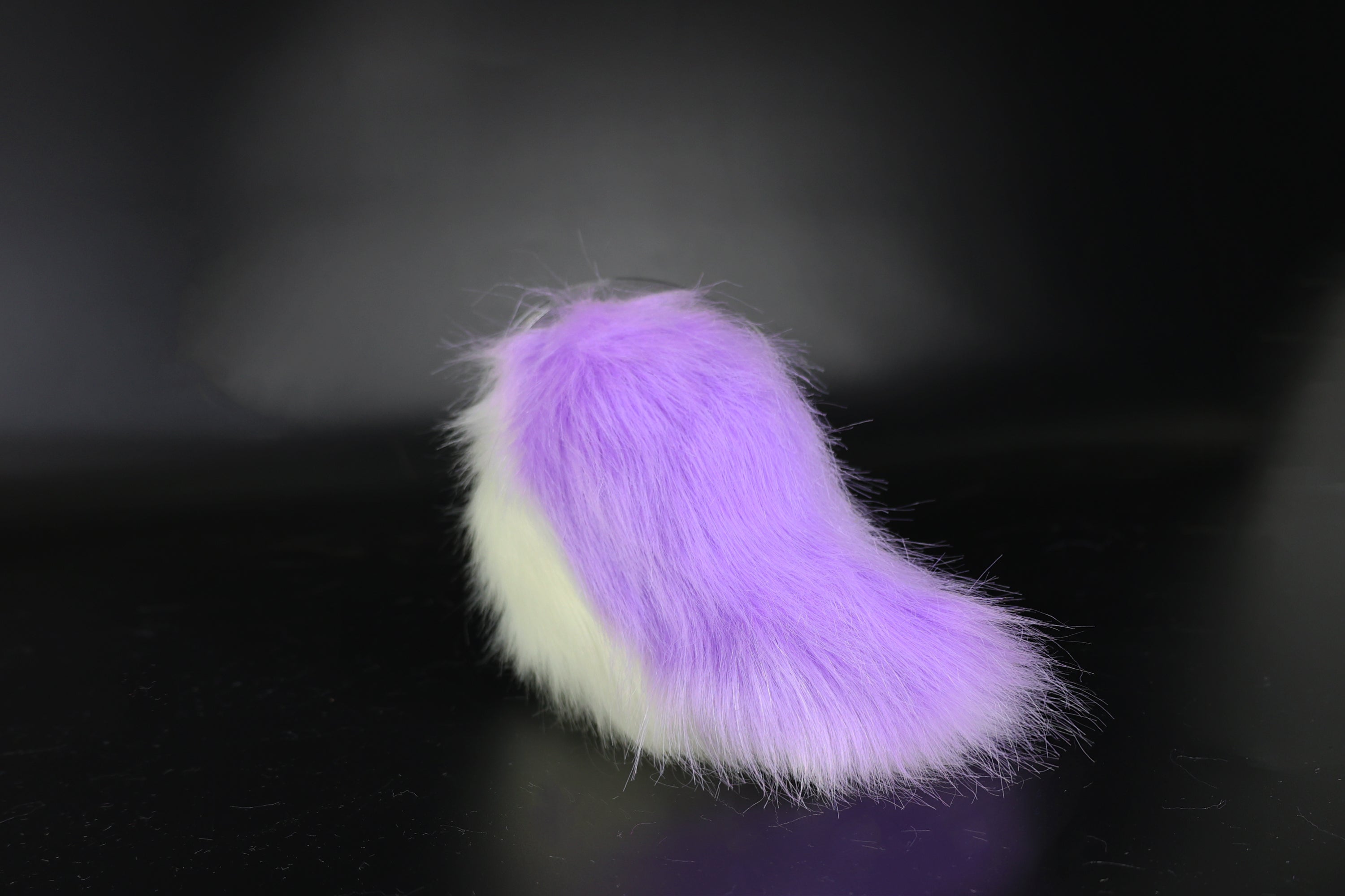 Purple faux fur bunny ear and tail bendable bunny ear cosplay rabbit ear and tail anime cosplay rabbit kemonomimi bunny therian