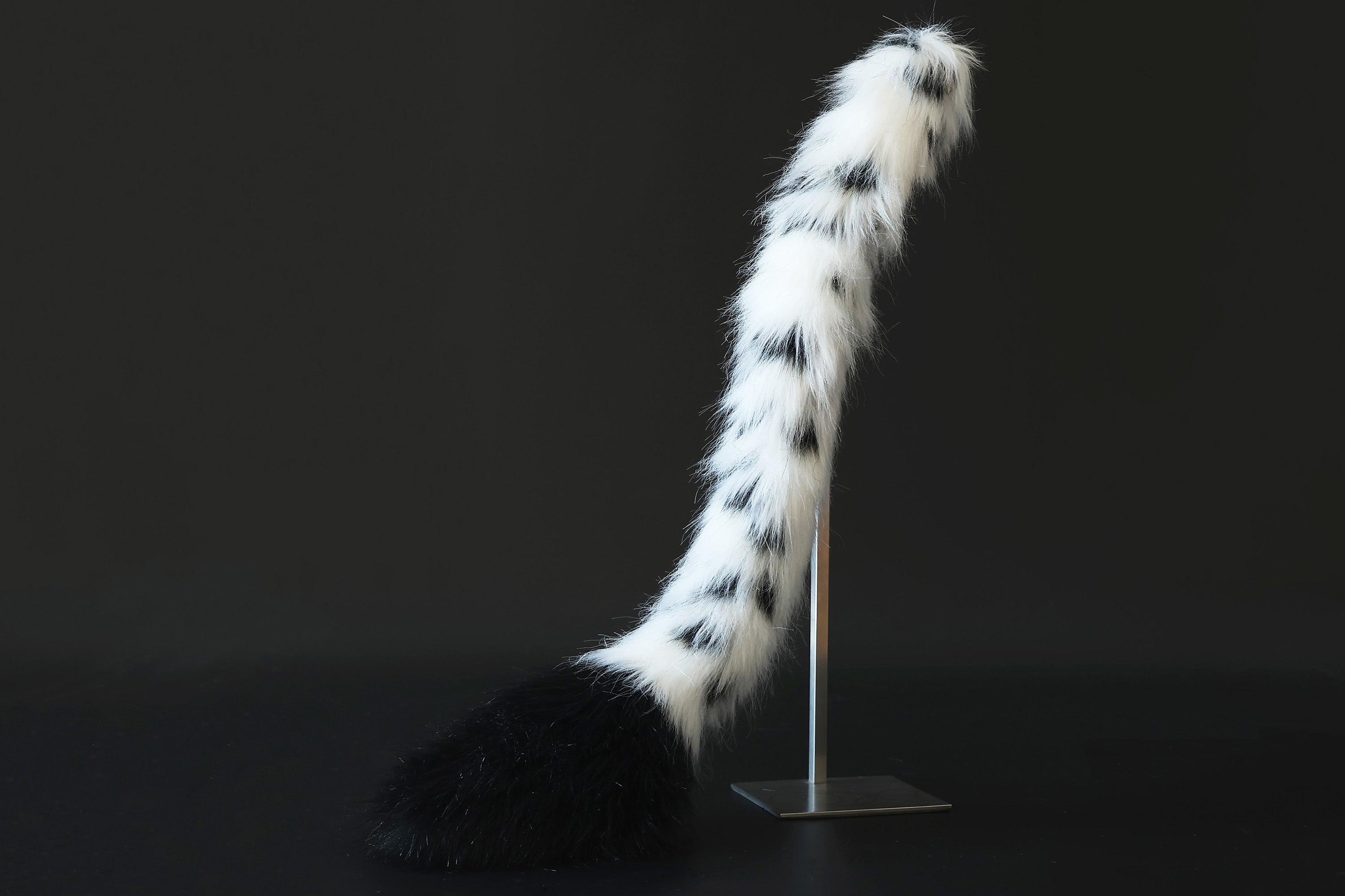 Faux fur cow costume ears and tail butt plug cow kemonomimi cow cosplay white black cow ears with horns therian anime cosplay christmas gift birthday