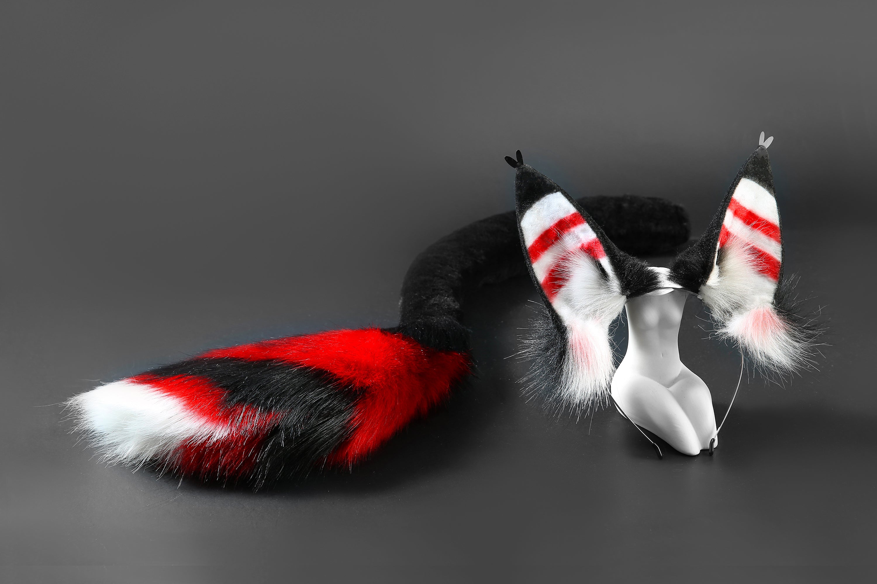 Husk Ears and Husk Tail Hazbin Hotel Cosplay