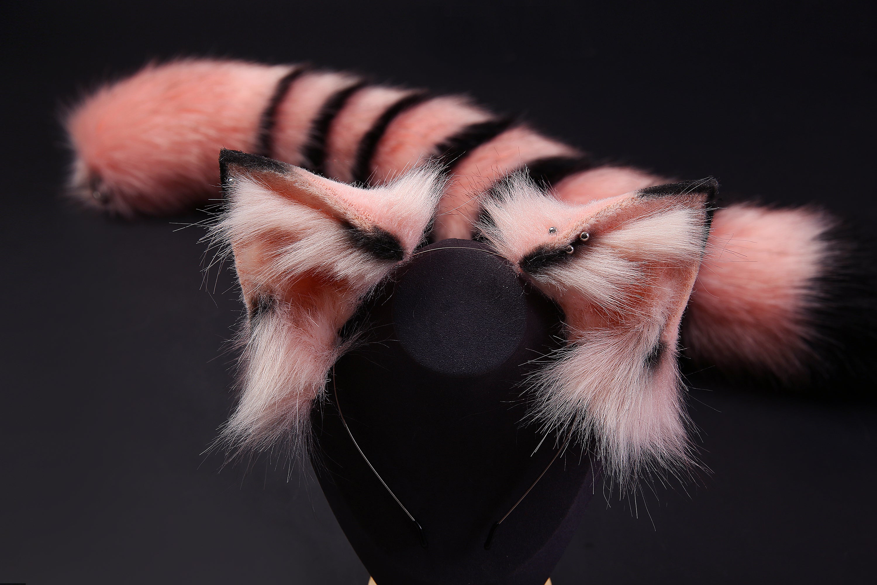 Cat ear and tail plug set kitten tug tail plug and ear set anime cosplay ear and tail set petplay set kittenplay ear Christmas gift mature