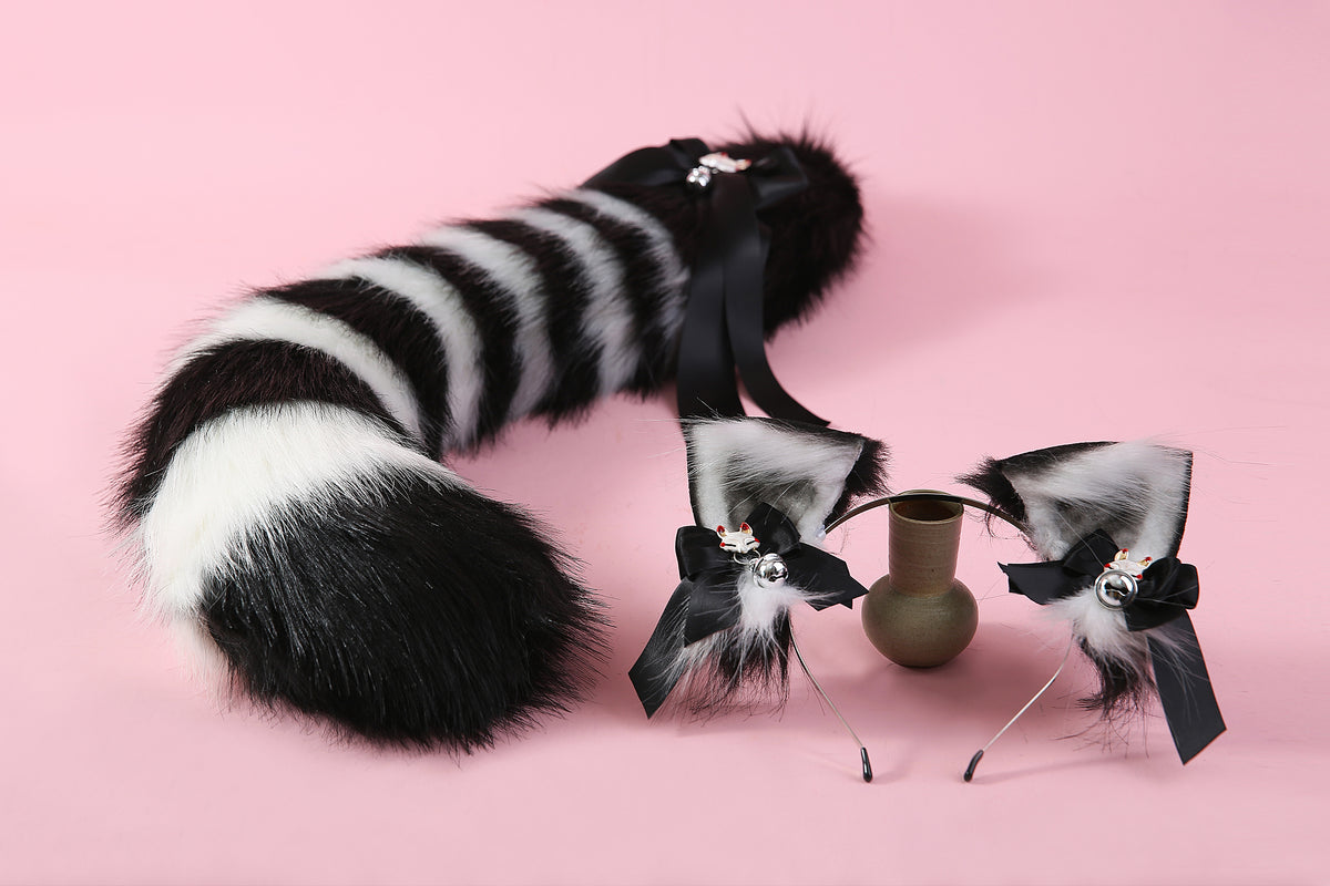 Kitty Ears Tail Headband Accessory