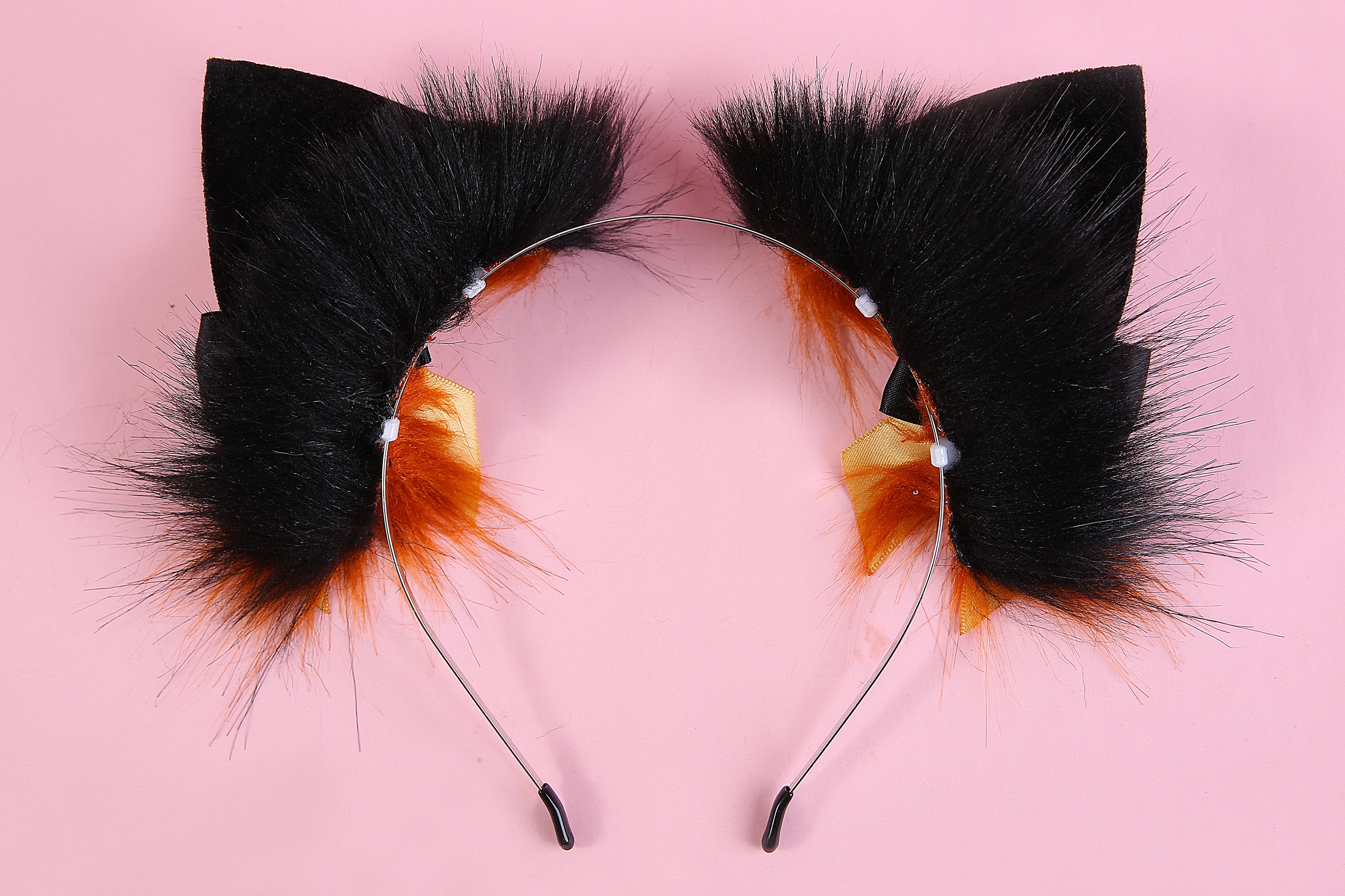 Kitten ear and tail set cat ear headband and tail