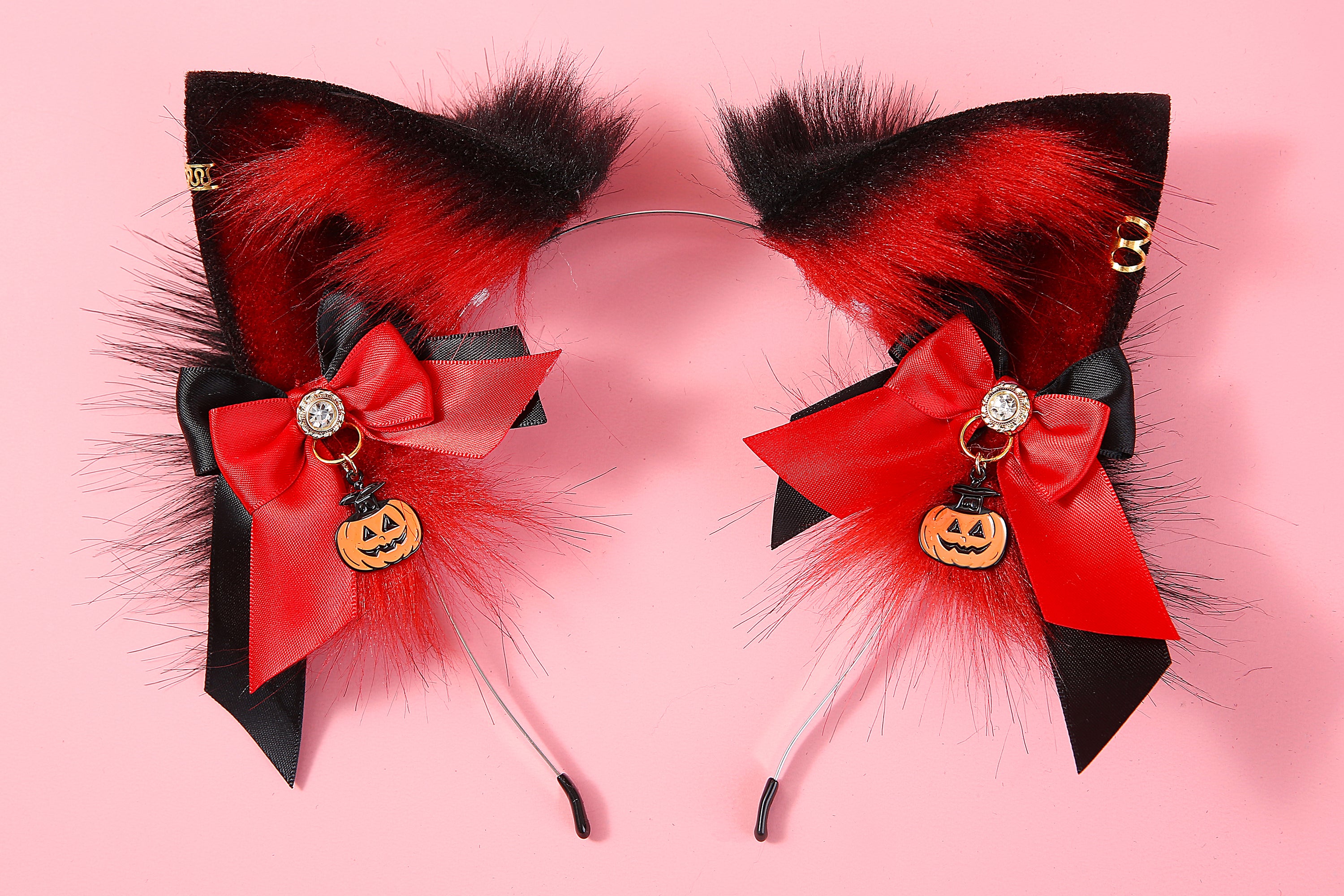 Kitten ear and tail set cat ear headband and tail