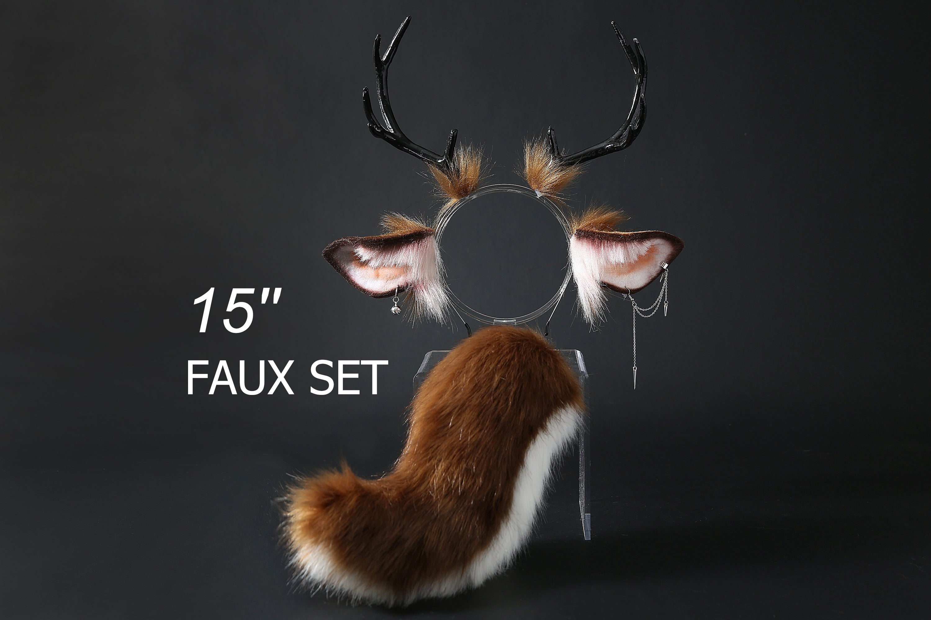 deer ears and tail