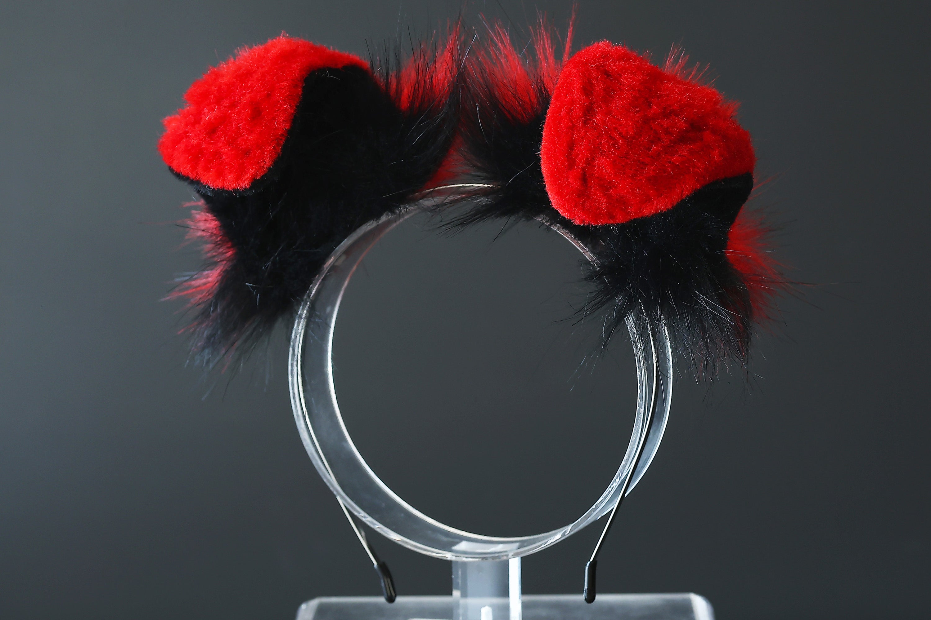 Red black puppy ear and tail plug set kemonomimi Shepherd dog ear and tail plug set Shiba Inu dog ear and tail butt plug set cosplay petplay puppy play dog therian