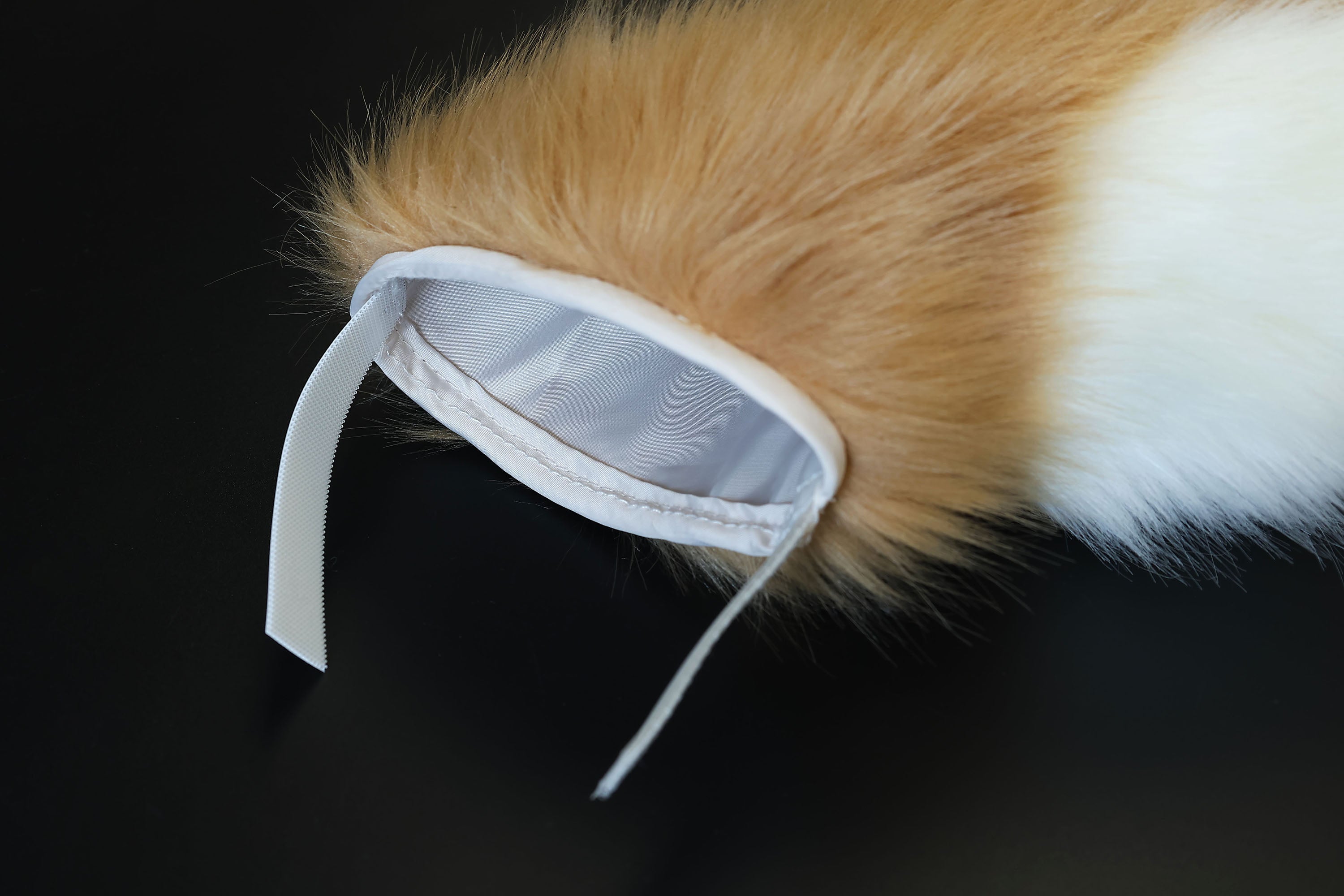Blonde hyper motion tail sleeve for silicone core tail light tan dog hypermotion tail covers super motion tail covers puppy therian tail kemonomimi