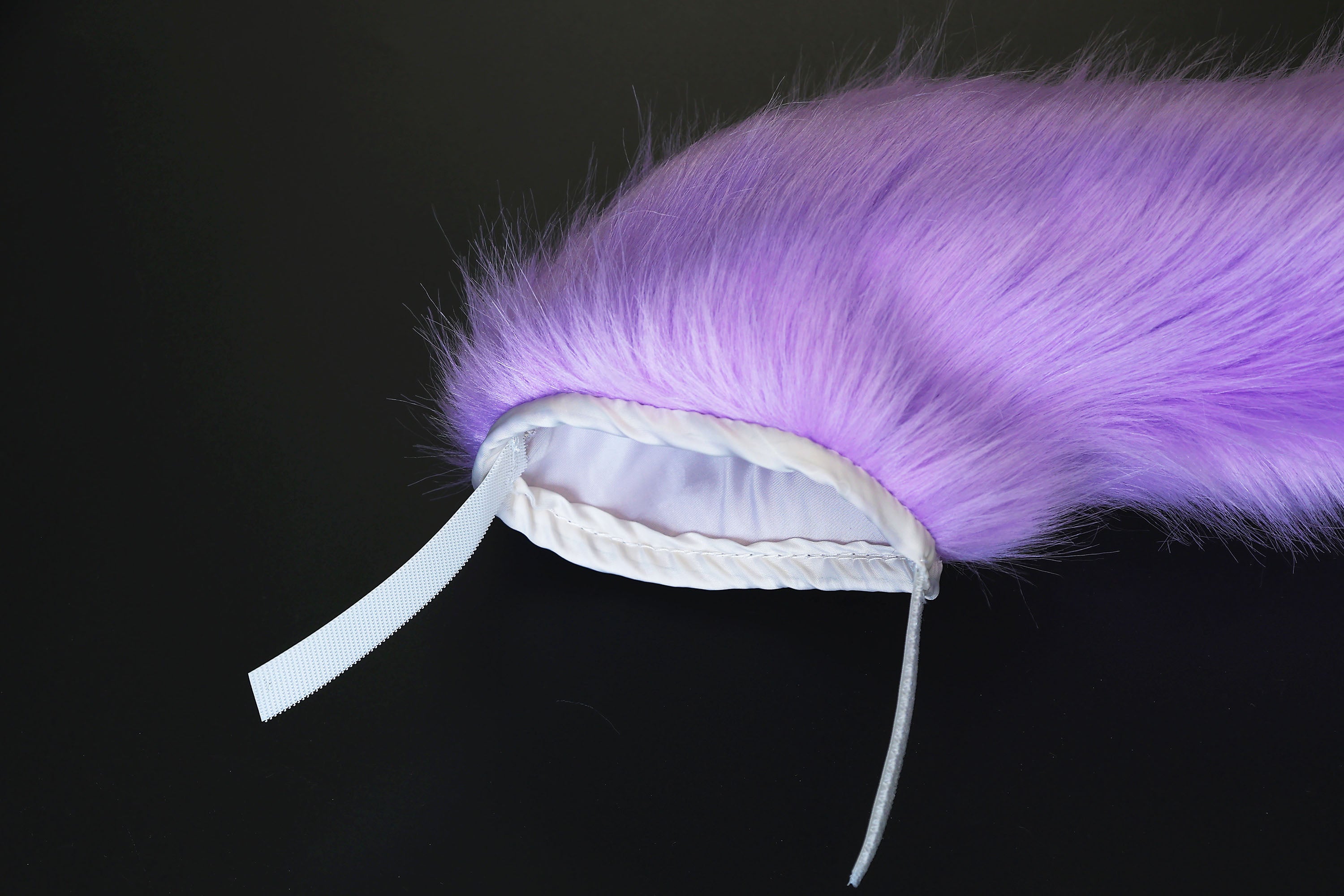 Purple white fox hyper motion tail sleeve wolf hypermotion tail covers super motion wolf tail covers fox therian cat tail sleeve kemonomimi kitten
