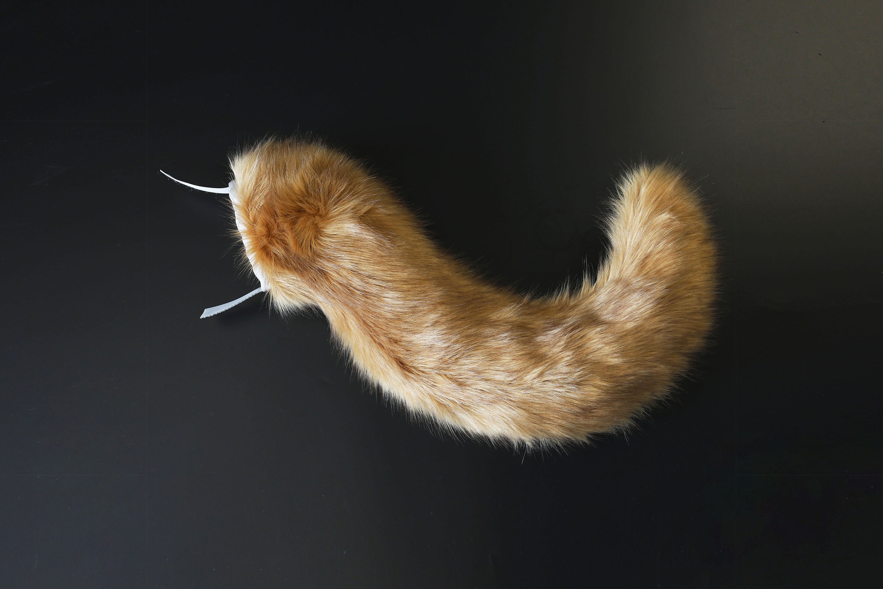 Blonde fox hyper motion tail sleeve wolf hypermotion tail covers super motion wolf tail covers fox therian cat tail sleeve kemonomimi kitten