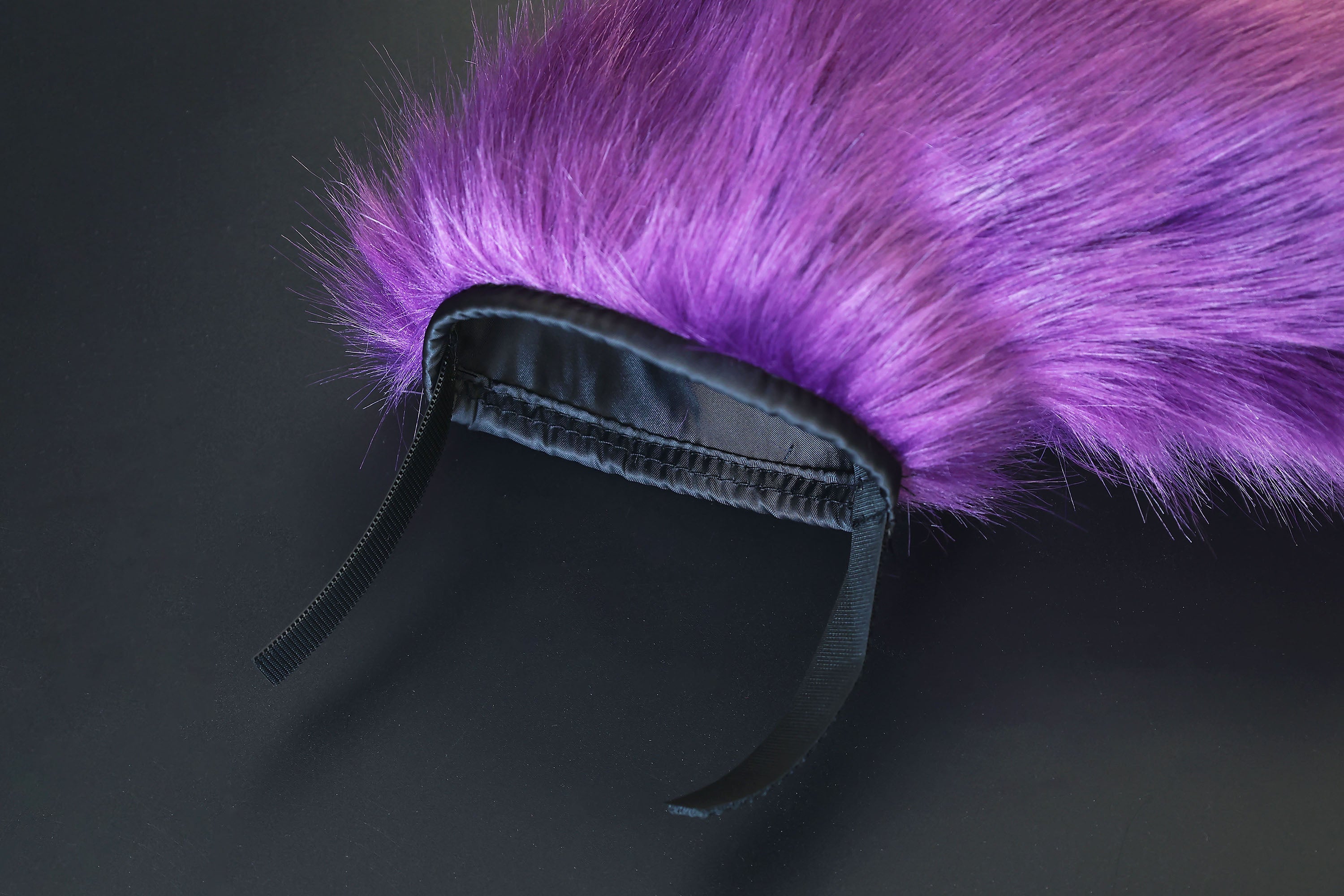 Purple black fox hyper motion tail sleeve wolf hypermotion tail covers super motion wolf tail covers fox therian cat tail sleeve kemonomimi kitten