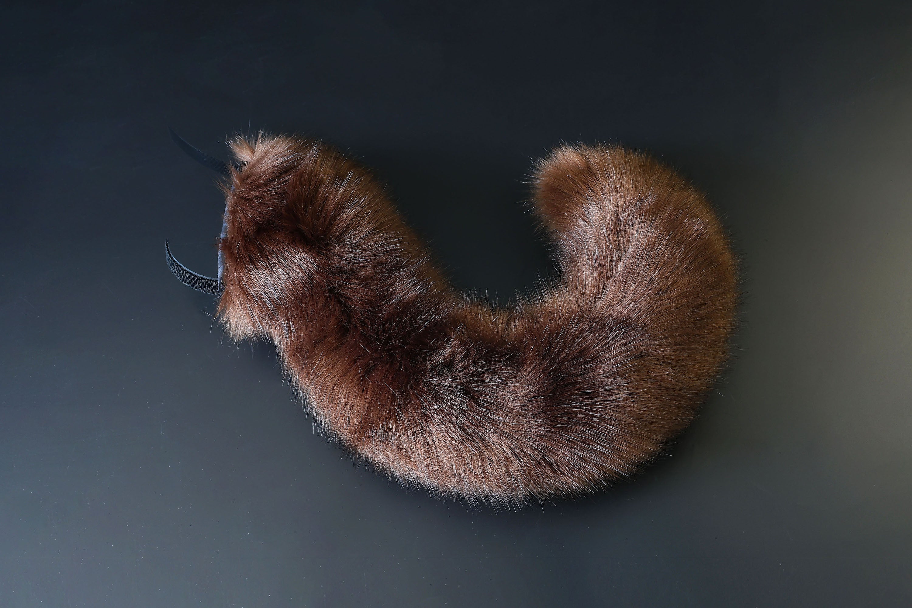 Brown hyper motion tail sleeve for silicone tail dog hypermotion tail covers super motion tail covers puppy therian tail sleeves kemonomimi