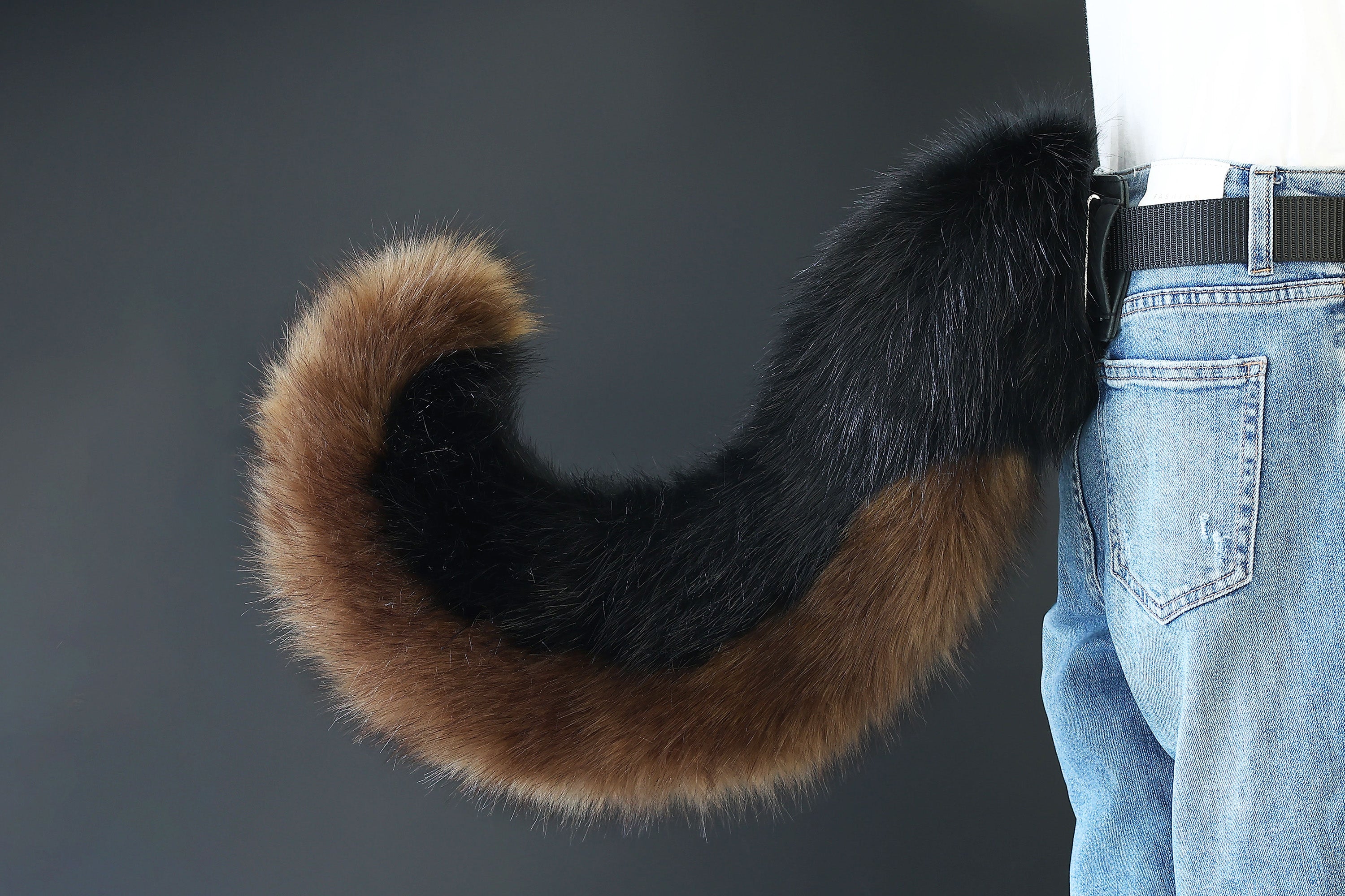 Hyper motion tail sleeve for silicone tail black brown dog hypermotion tail covers super motion tail covers puppy therian tail kemonomimi