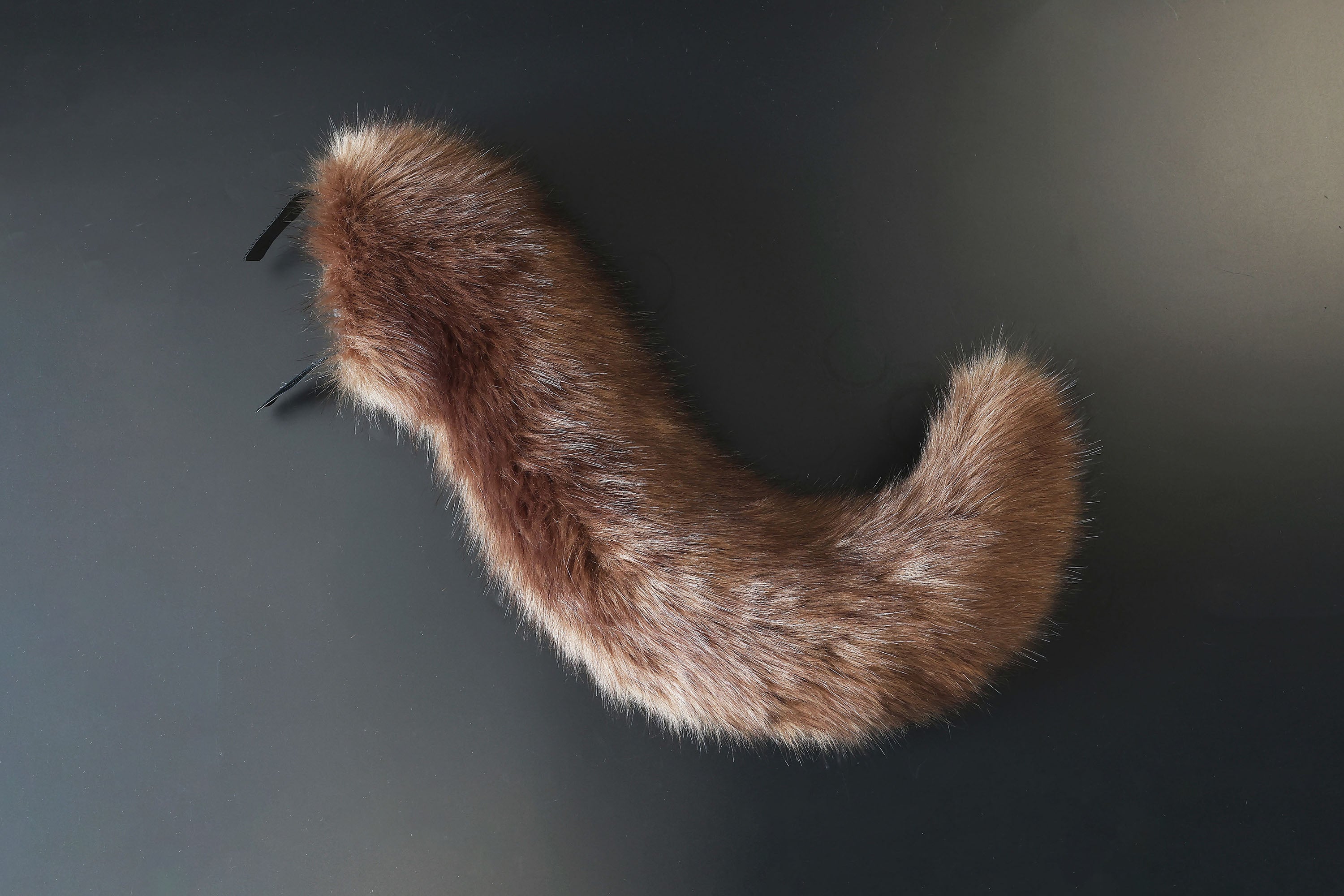 Brown fox hyper motion tail sleeve wolf hypermotion tail covers super motion wolf tail covers fox therian cat tail sleeve kemonomimi kitten