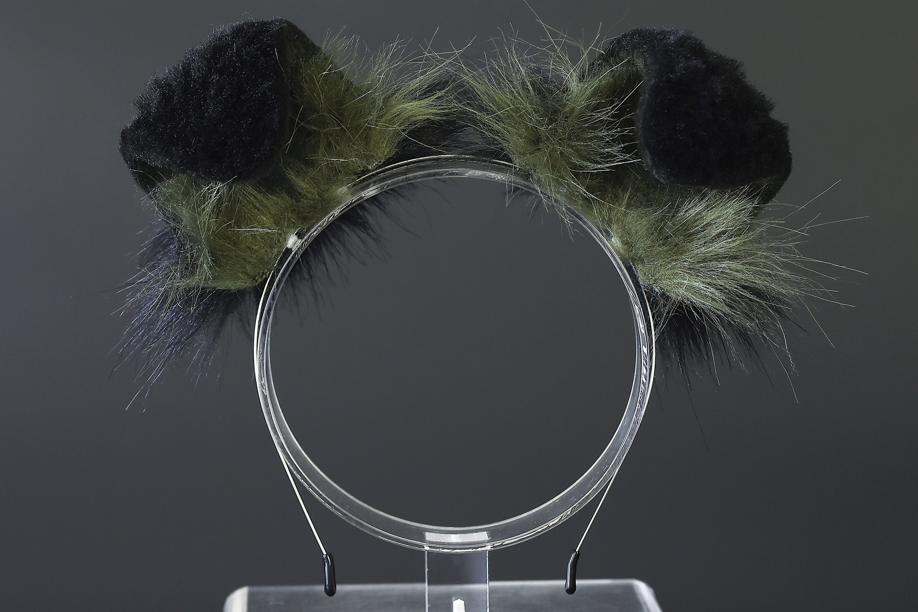 Black green puppy ear and tail plug set kemonomimi Shepherd dog ear and tail plug set Shiba Inu dog ear and tail butt plug set cosplay petplay puppy play dog therian