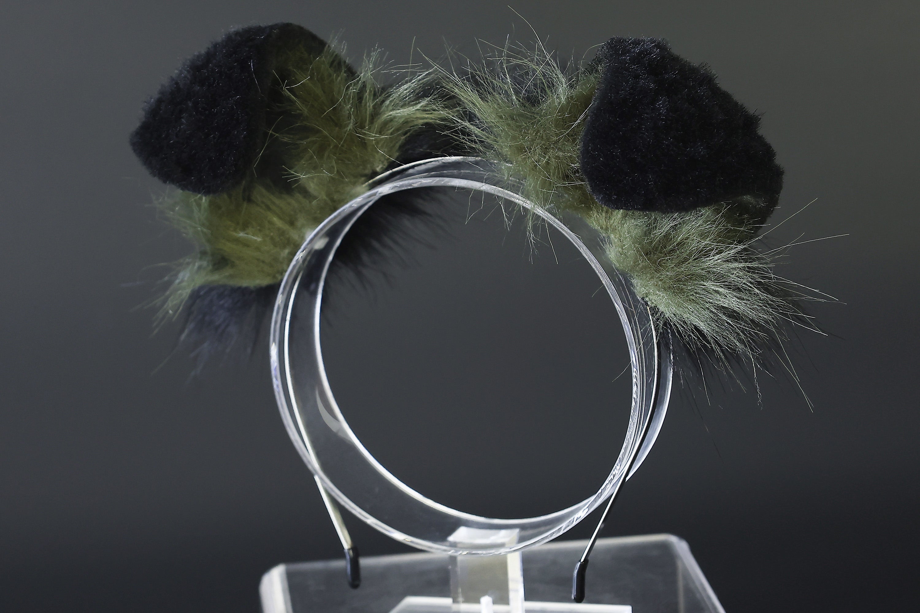 Black green puppy ear and tail plug set kemonomimi Shepherd dog ear and tail plug set Shiba Inu dog ear and tail butt plug set cosplay petplay puppy play dog therian