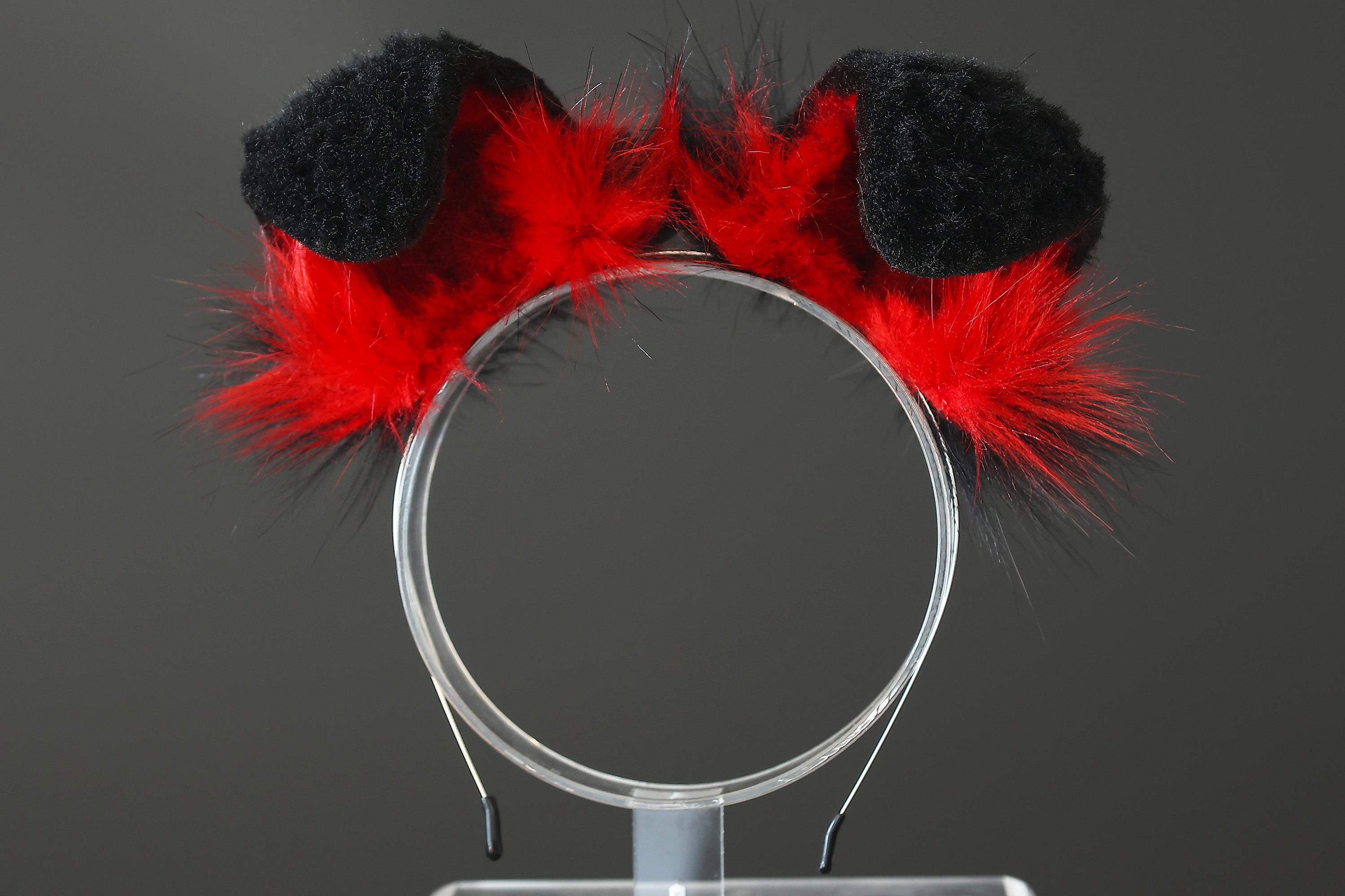 Black red puppy ear and tail plug set kemonomimi Shepherd dog ear and tail plug set Shiba Inu dog ear and tail butt plug set cosplay petplay puppy play dog therian