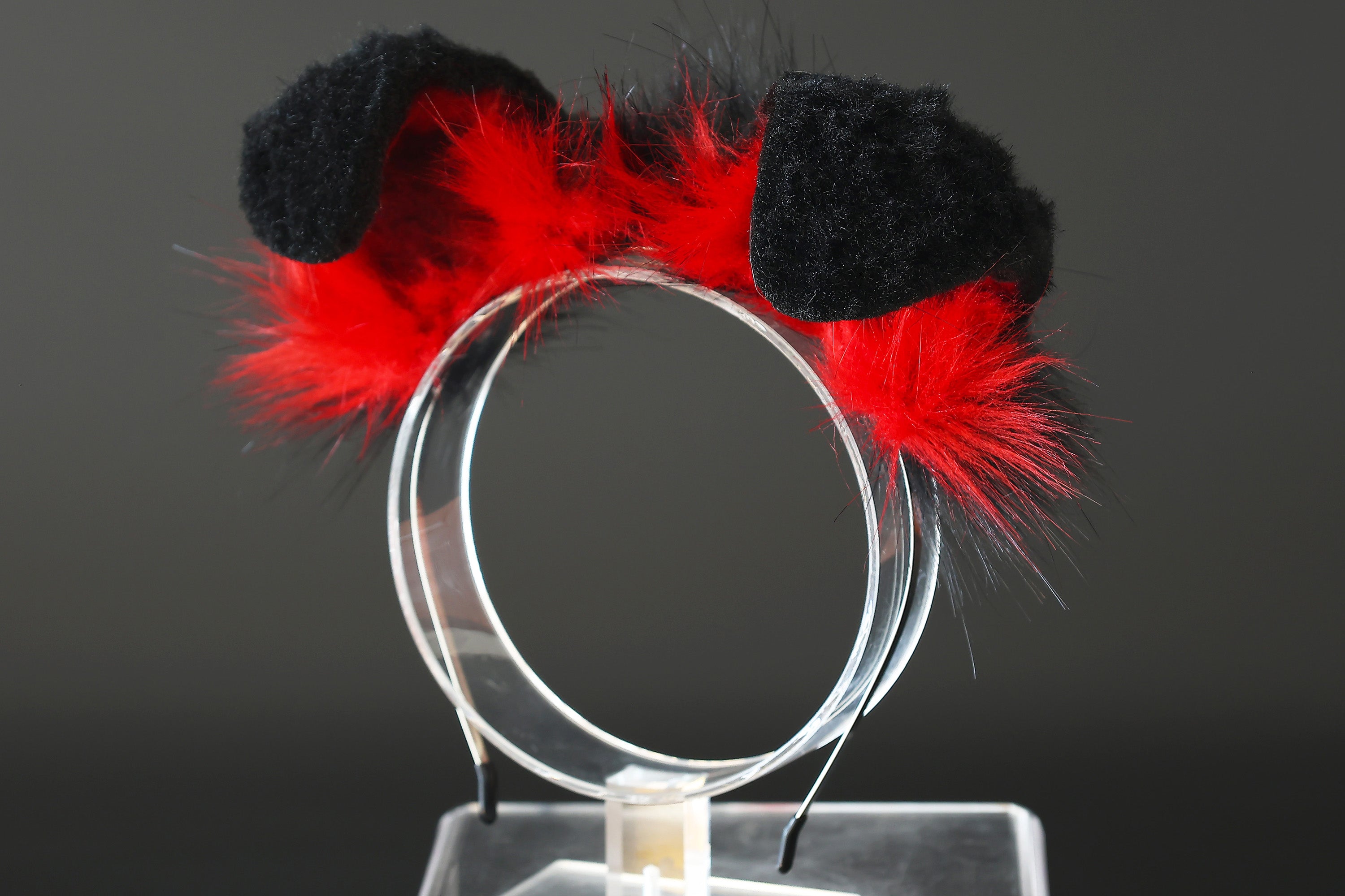 Black red puppy ear and tail plug set kemonomimi Shepherd dog ear and tail plug set Shiba Inu dog ear and tail butt plug set cosplay petplay puppy play dog therian