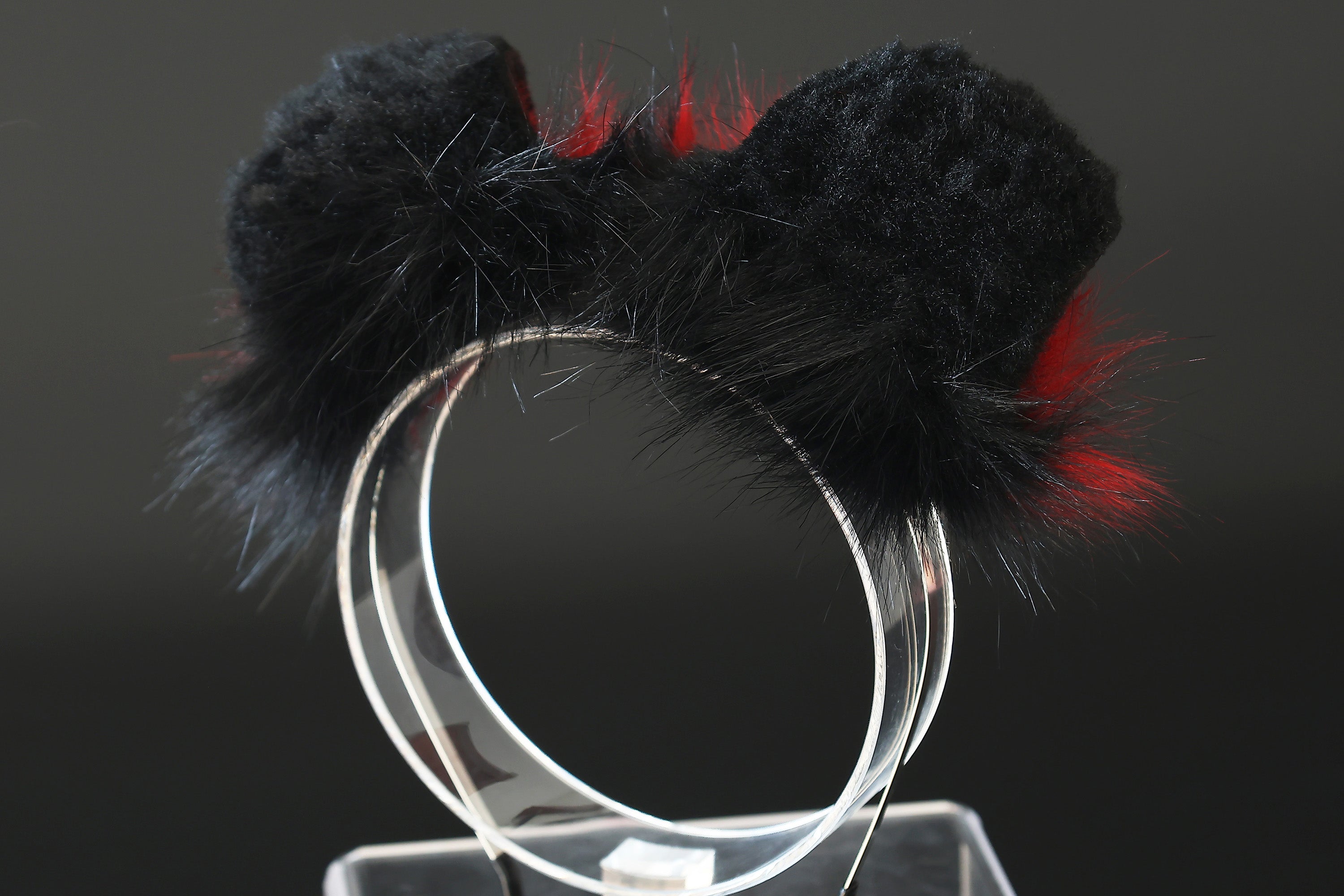 Black red puppy ear and tail plug set kemonomimi Shepherd dog ear and tail plug set Shiba Inu dog ear and tail butt plug set cosplay petplay puppy play dog therian