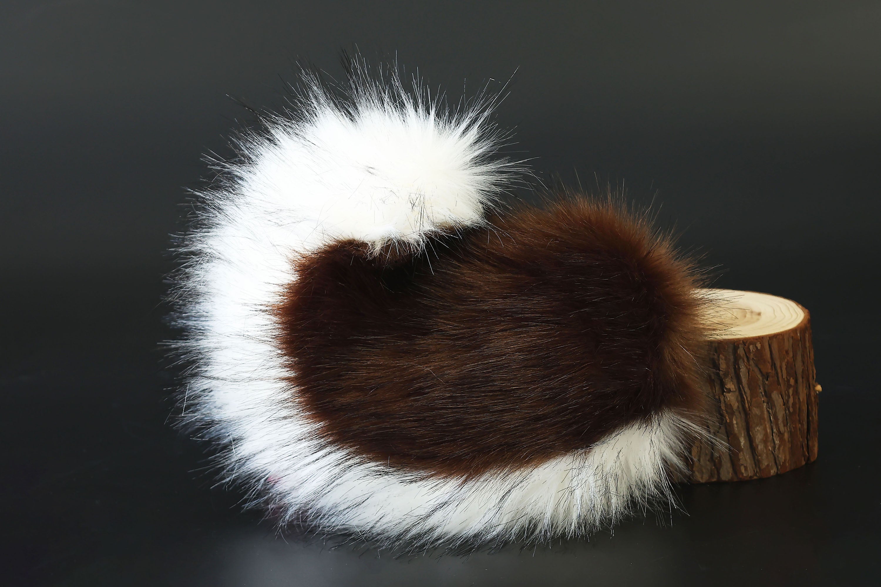 Brown white puppy ear and tail kemonomimi Shepherd dog ear and tail butt plug Shiba Inu dog ear and tail butt plug set cosplay petplay puppy play dog therian