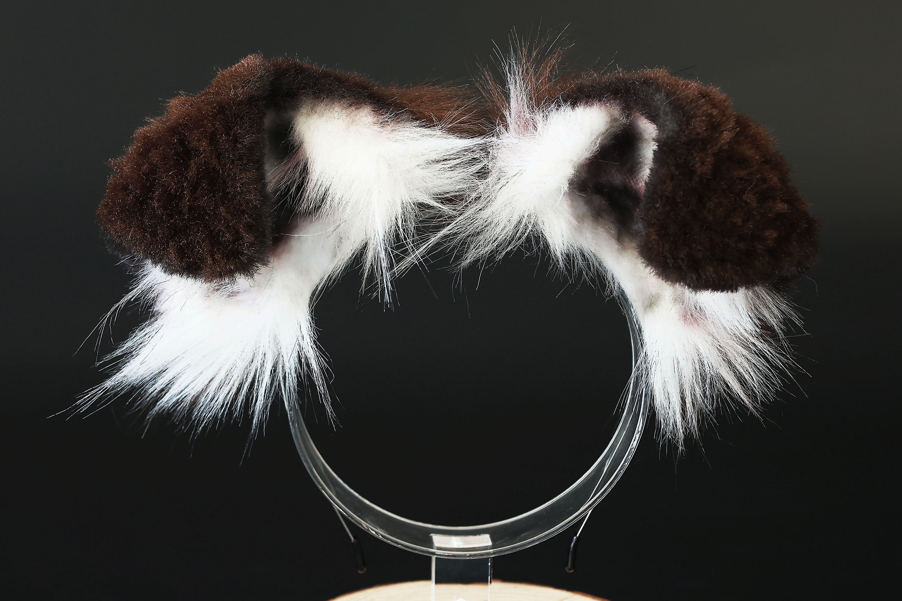 Brown white puppy ear and tail kemonomimi Shepherd dog ear and tail butt plug Shiba Inu dog ear and tail butt plug set cosplay petplay puppy play dog therian