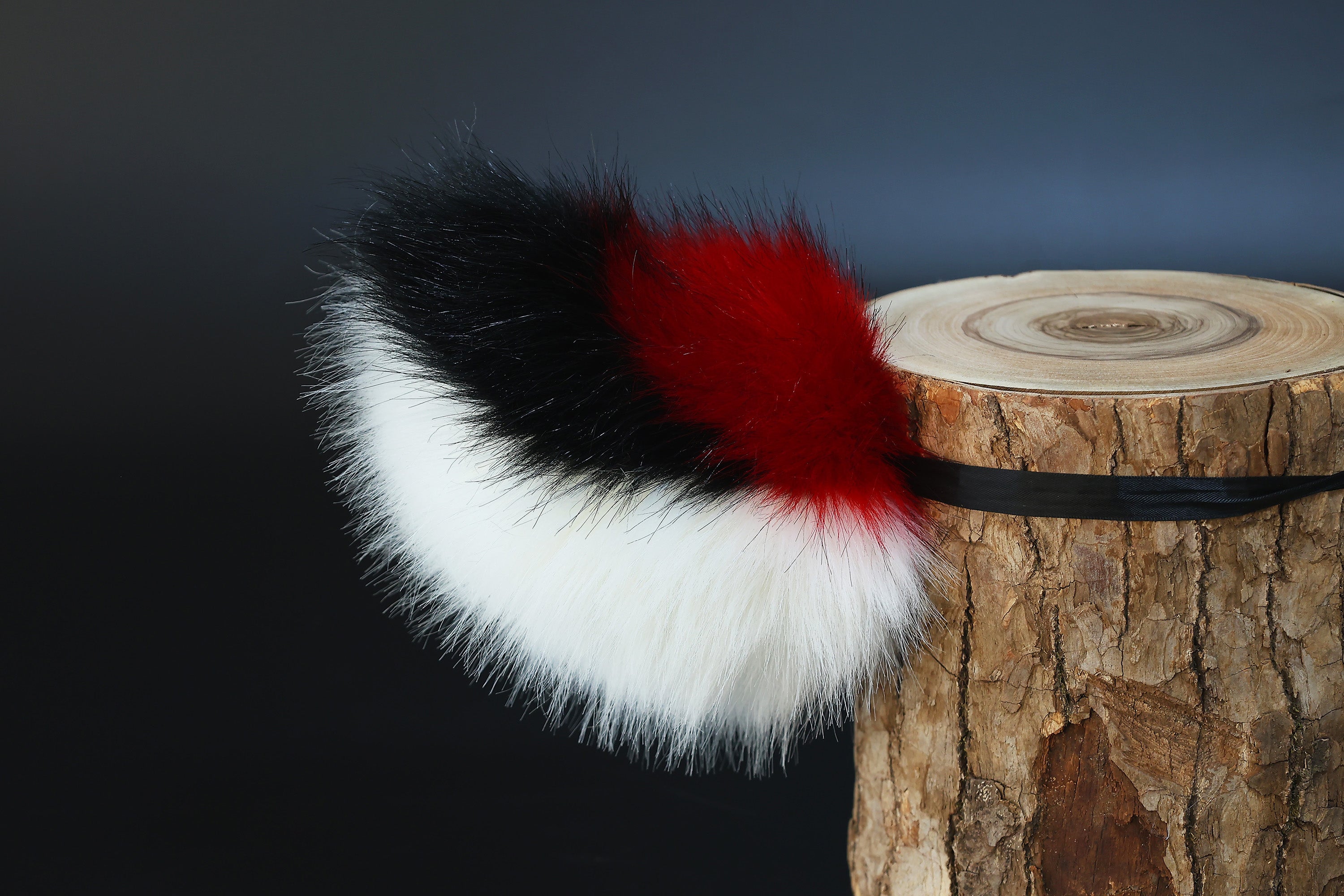 Realistic faux fur bunny ear and tail butt plug bendable bunny ear cosplay red rabbit ear and tail neko ear petplay anime cosplay bunny kemonomimi