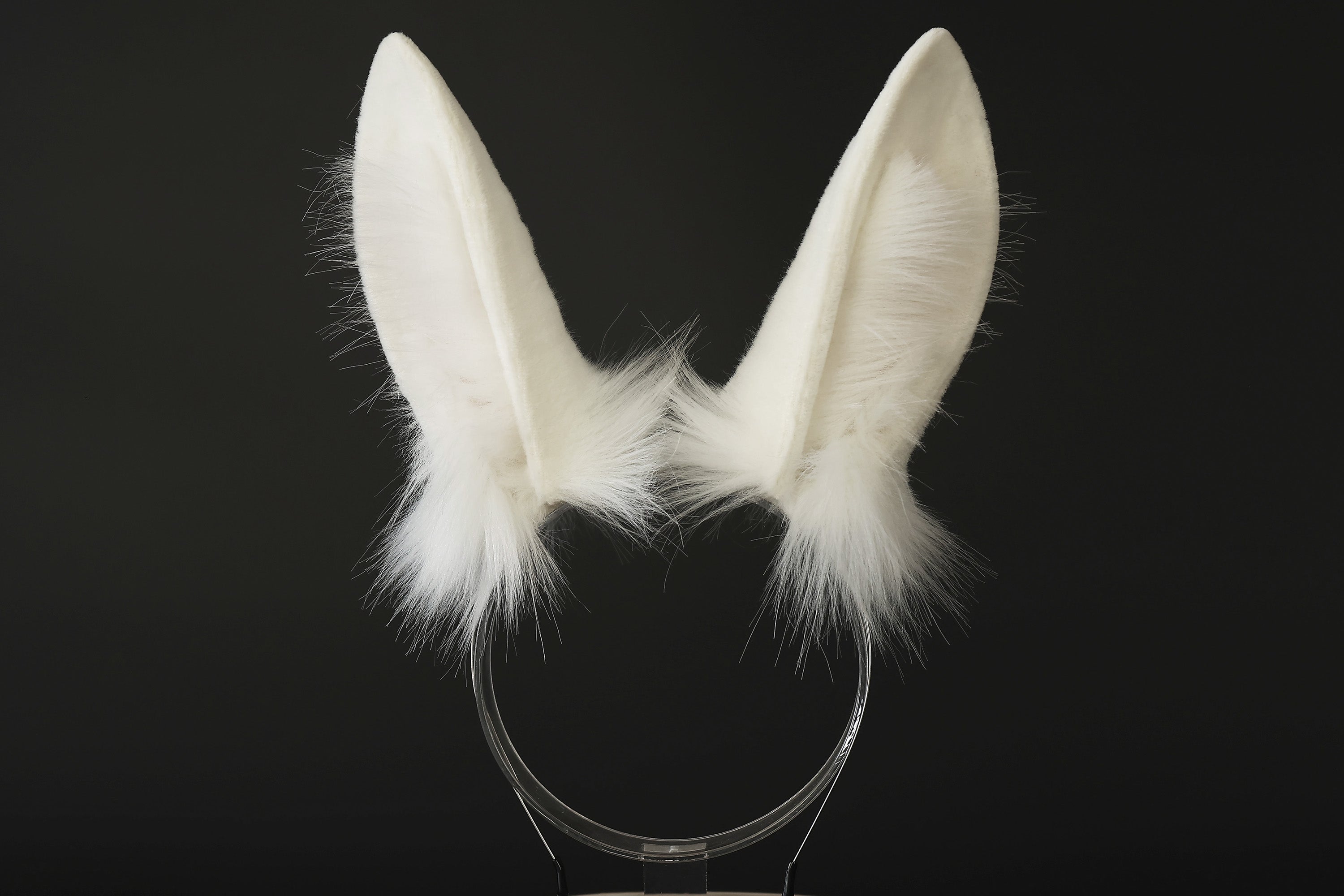 Realistic faux fur bunny ear and tail butt plug bendable bunny ear cosplay white rabbit ear and tail neko ear petplay anime cosplay bunny kemonomimi