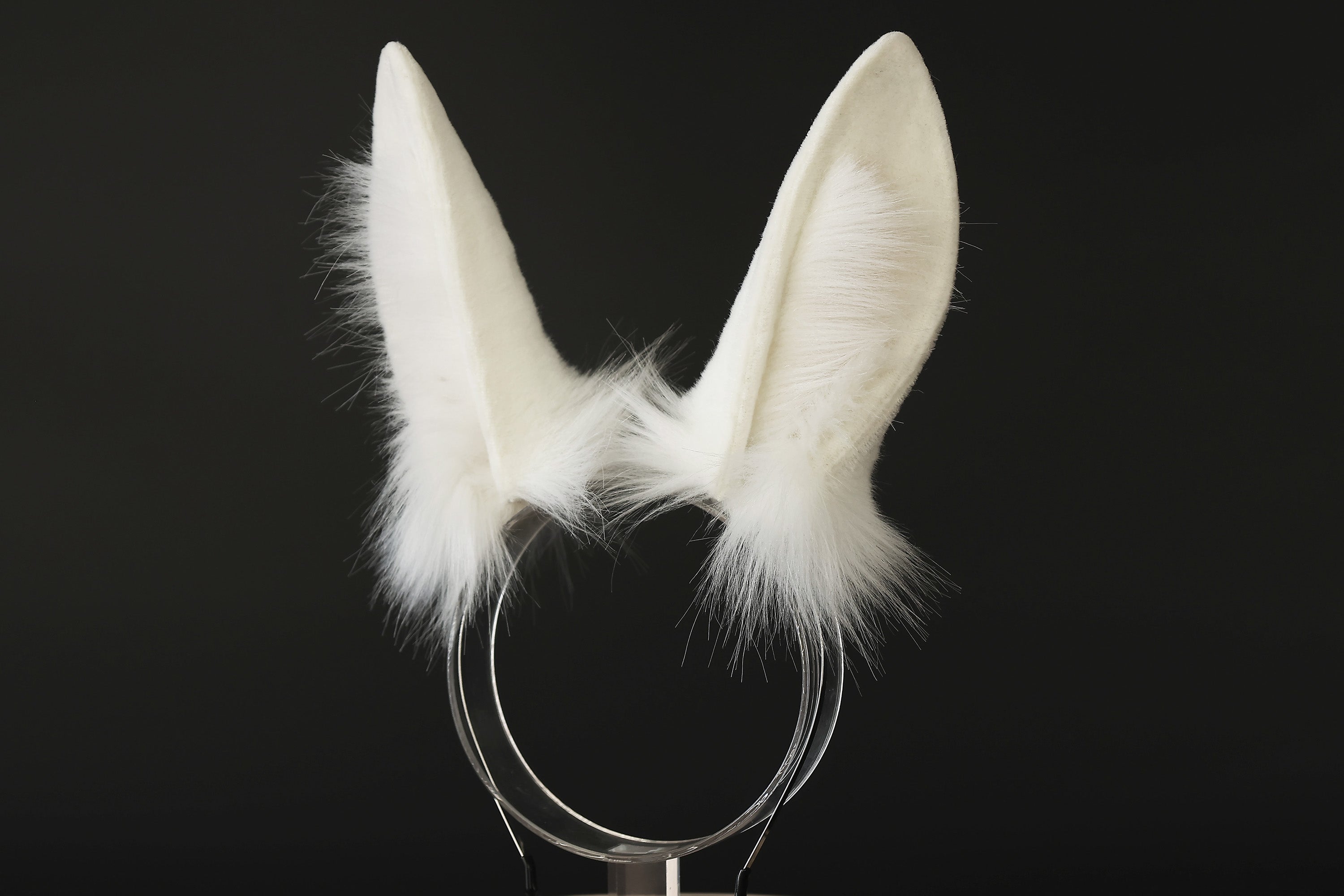 Realistic faux fur bunny ear and tail butt plug bendable bunny ear cosplay white rabbit ear and tail neko ear petplay anime cosplay bunny kemonomimi