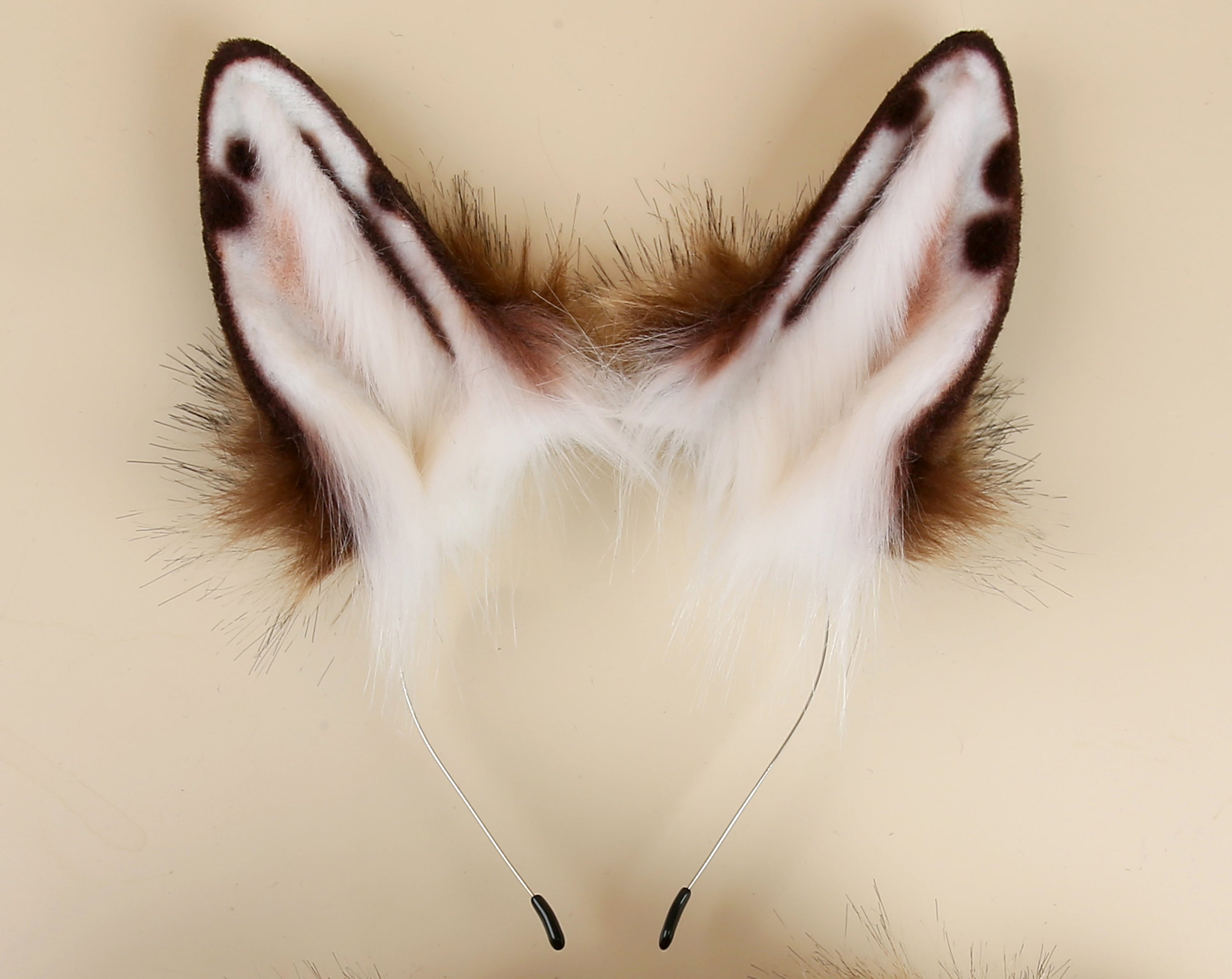 brown bunny ear and tail plug set rabbit tail butt plug and ear set bunny kemonomimi rabbit cosplay