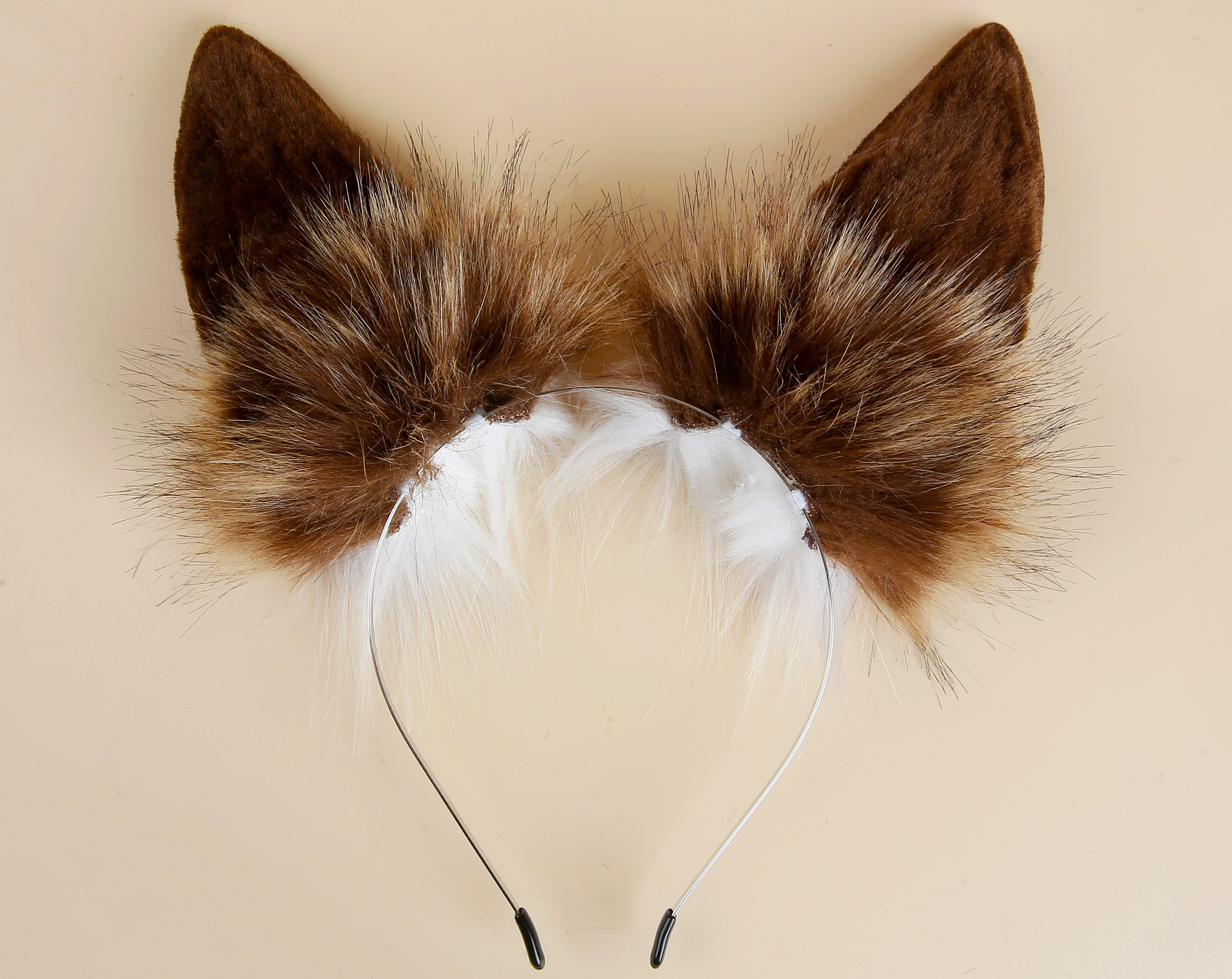 brown bunny ear and tail plug set rabbit tail butt plug and ear set bunny kemonomimi rabbit cosplay