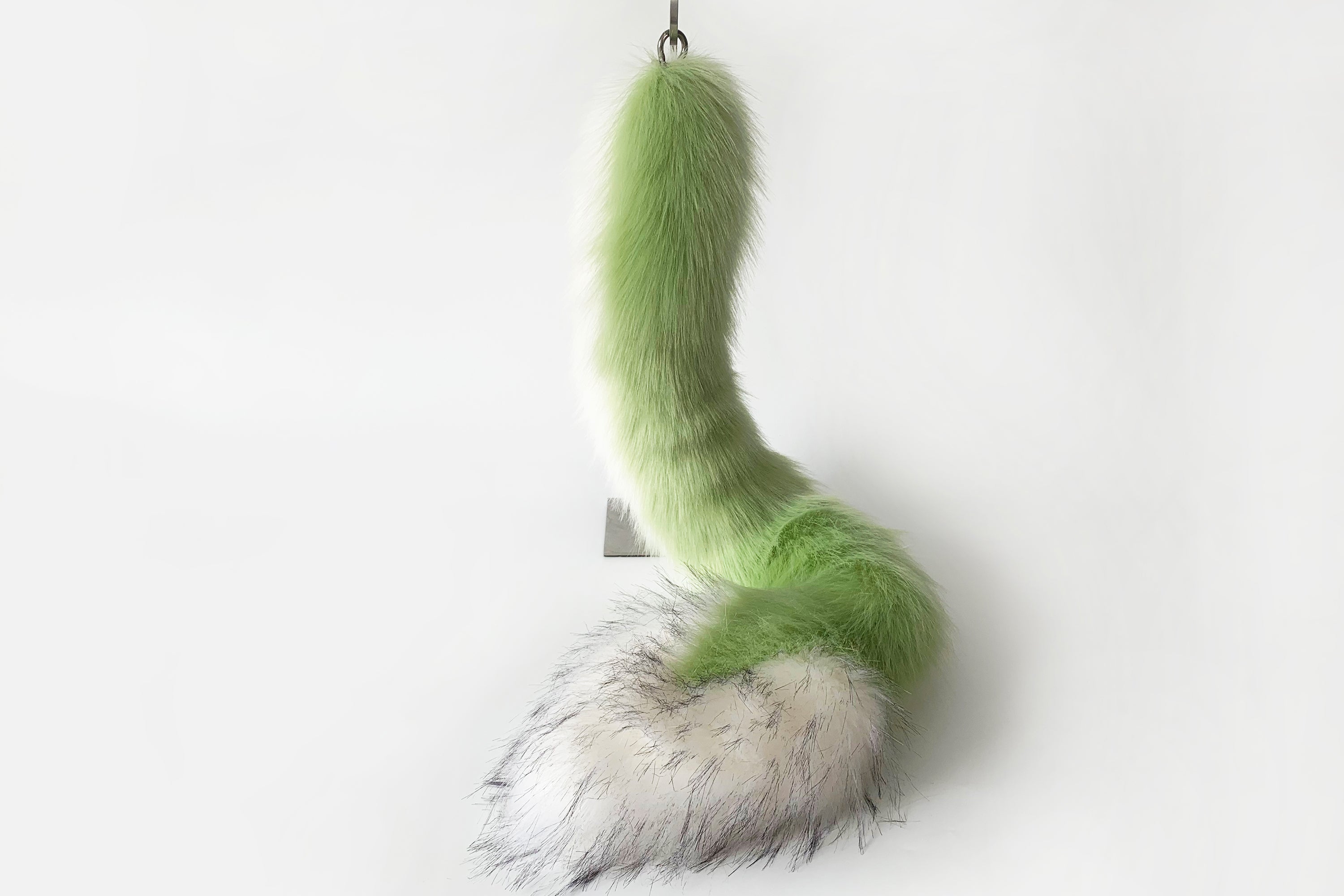 green dragon tug tail plug and ear set anime cosplay fluffy tipped dragon wirin wickerbeast fursuit tail furry tail butt plug lolita mature