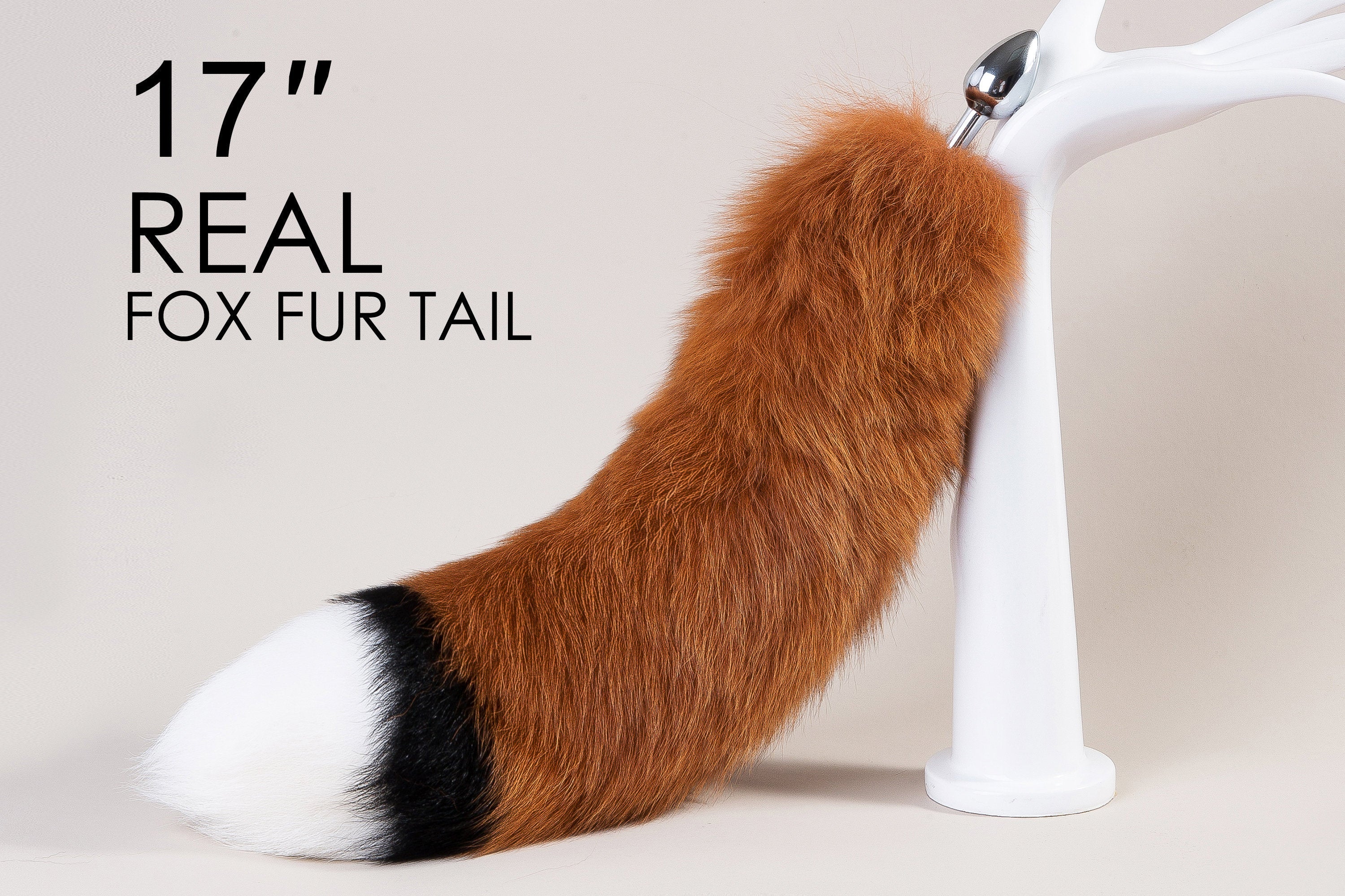 real fox tail butt plug bdsm butt plug dildo tail plug fox tail plug ddlg sex toys butt plug tail bondage tail buttplug cat tail plug