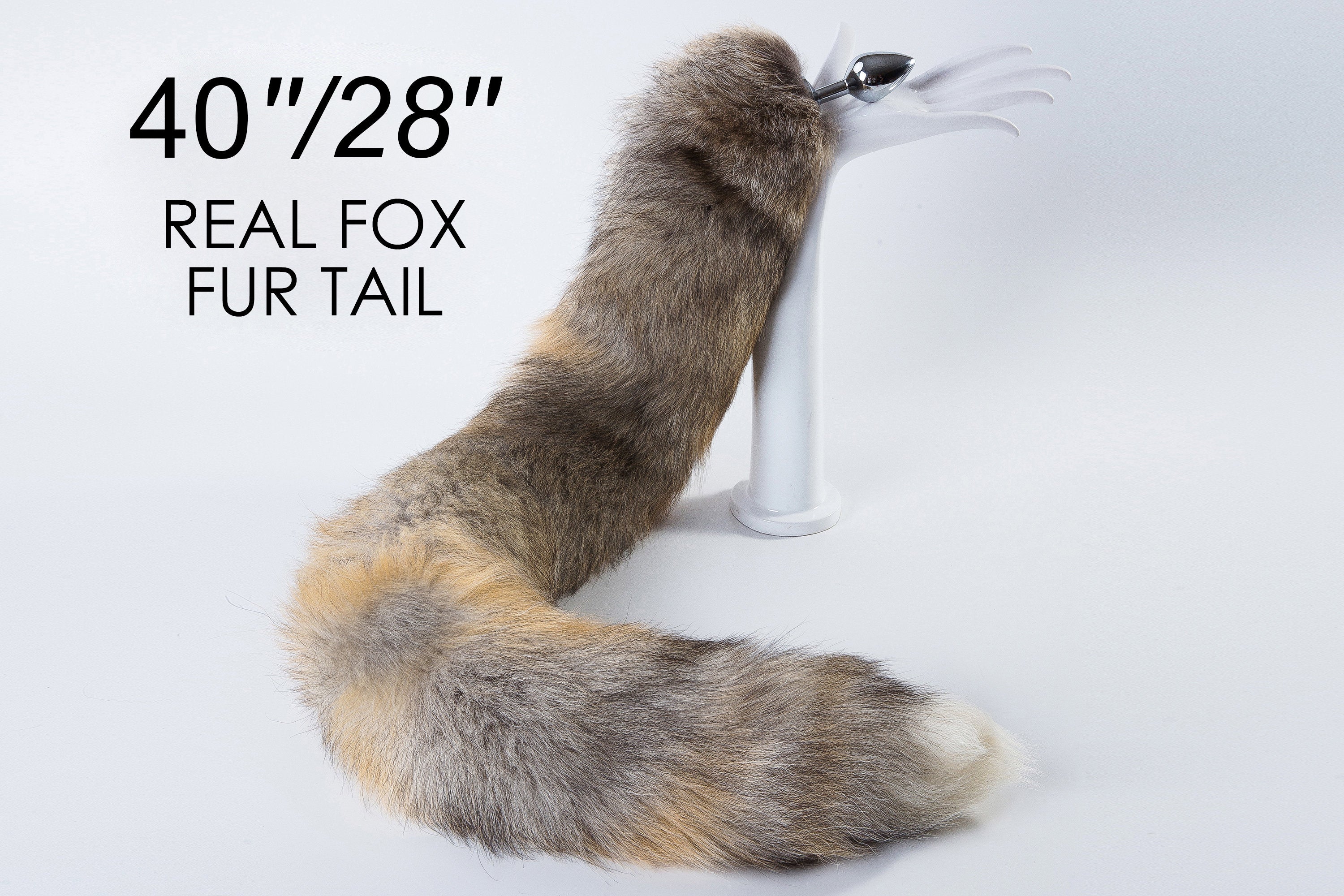 fox tail butt plug tail long real fox tail plug anime sex toy fox tail buttplug anime cosplay wolf dildo bdsm anal plug neko cosplay