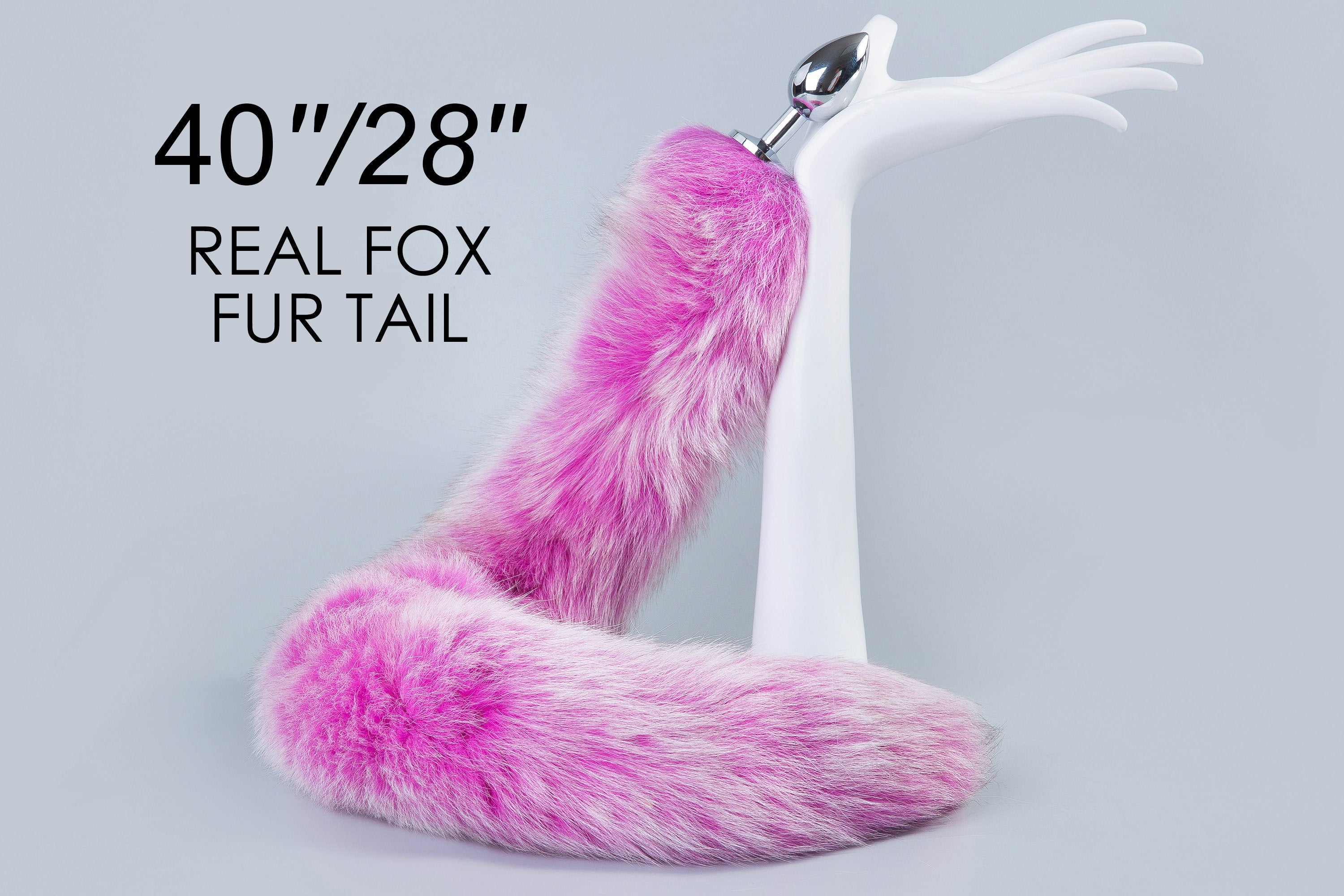 40 inch long tail butt plug tail bdsm 30 real fox tail plug wolf dildo purple tail buttplug anime cosplay anal plug bondage sex toy