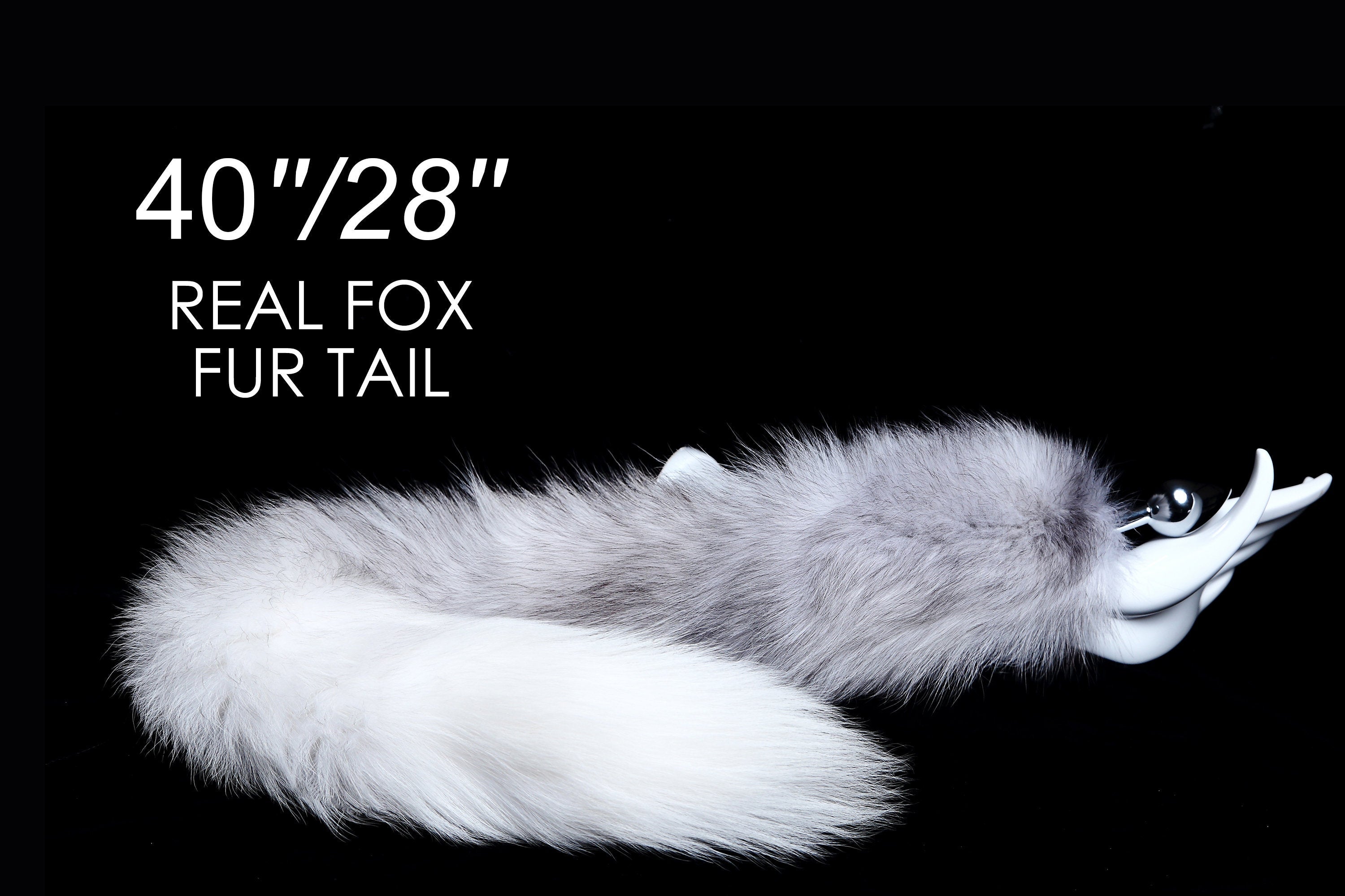 long fox tail plug real fox tail butt plug tail bdsm fox dildo wolf fox butt plug real fur tail plug anal plug ass couple sex toy