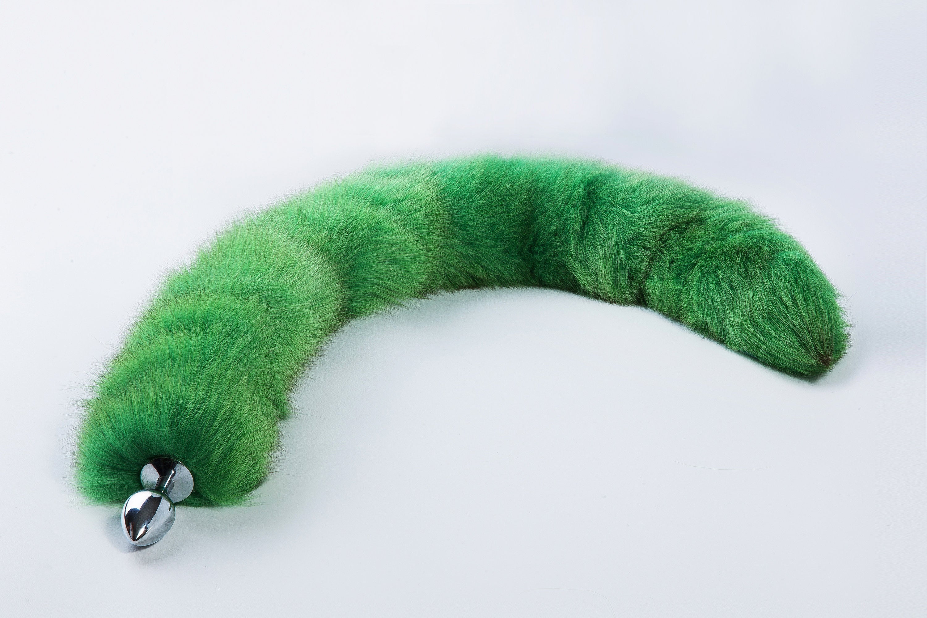 green long tail butt plug tail real fox tail plug wolf dildo bdsm tail buttplug anime cosplay anal plug ddlg couple sex toy bondage