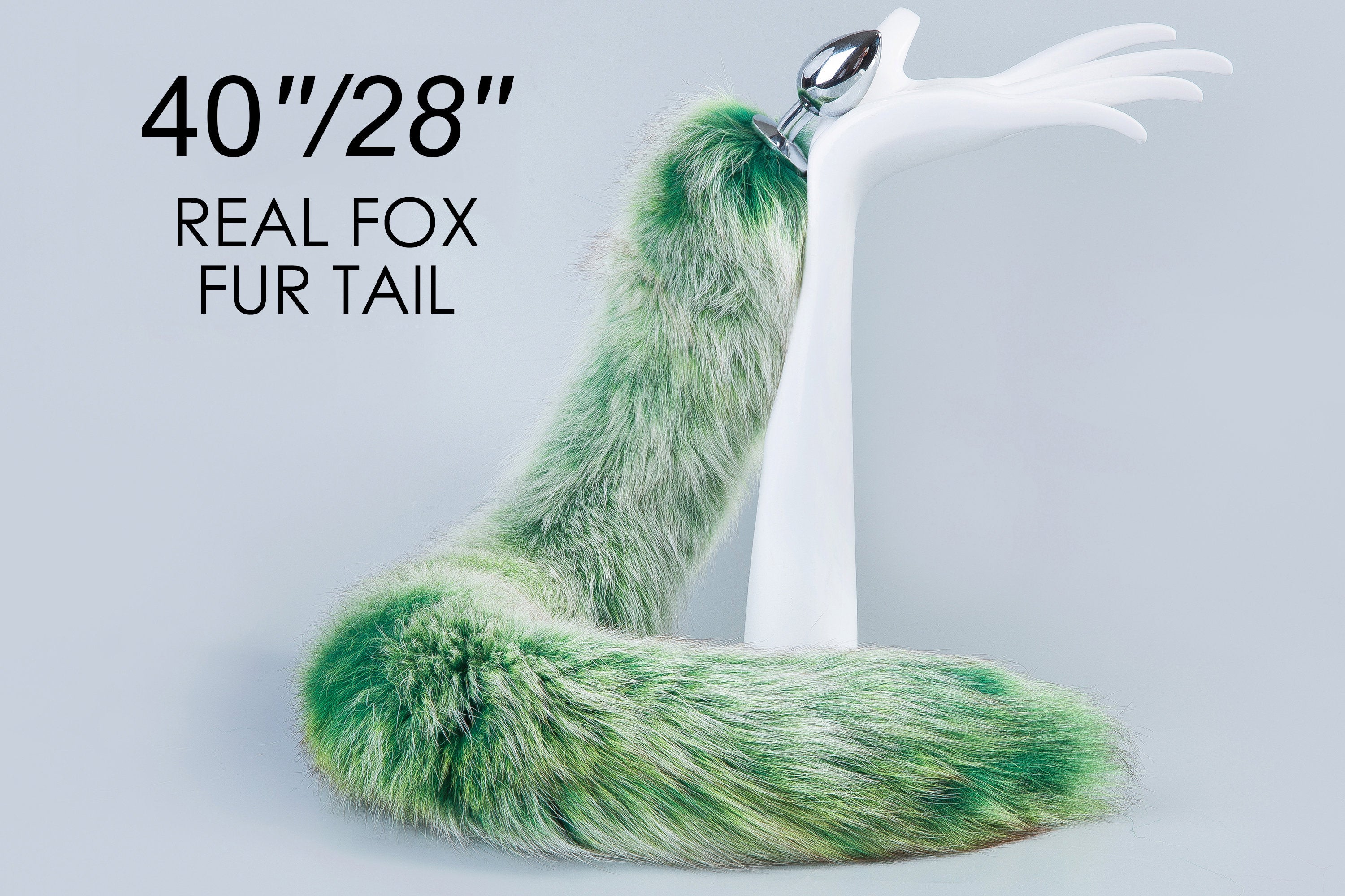 40 inch long tail butt plug tail bdsm real fox tail plug wolf dildo tail buttplug anime cosplay anal plug bondage sex toy for douple