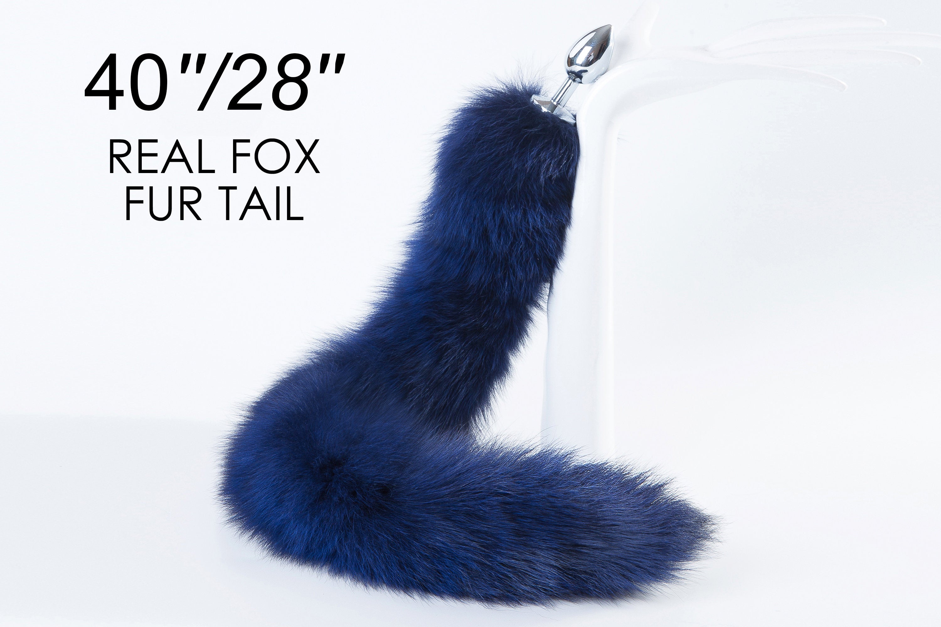 blue long tail butt plug tail real fox tail plug wolf dildo bdsm tail buttplug anime cosplay anal plug ddlg couple sex toy bondage