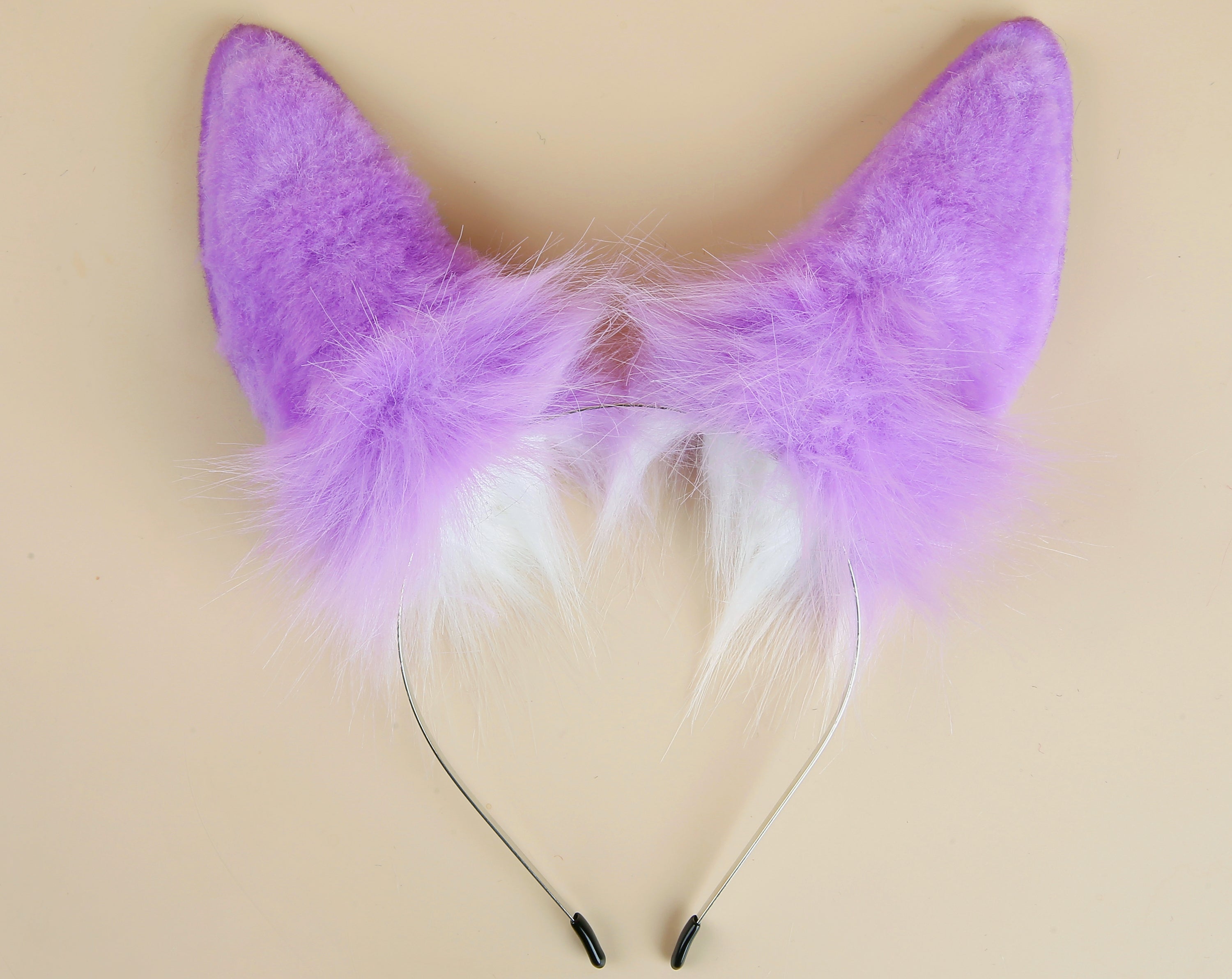 light purple bunny tail plug and ear set rabbit tail butt plug and ear anime cosplay bunny kemonomimi rabbit therian