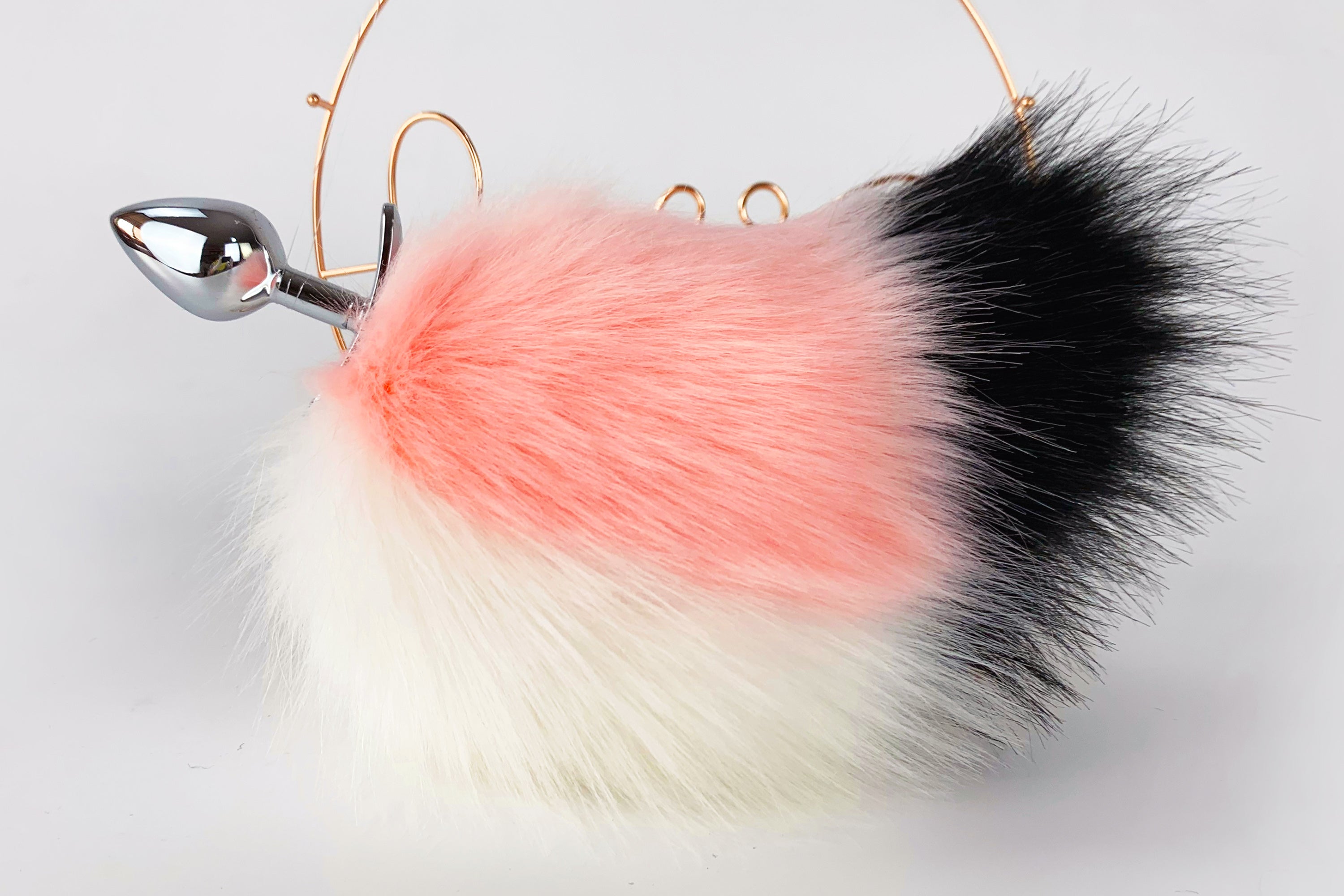 pink lop bunny ear and tail plug rabbit ear and tail butt plug bunny cosplay rabbit kemonomimi bunny play