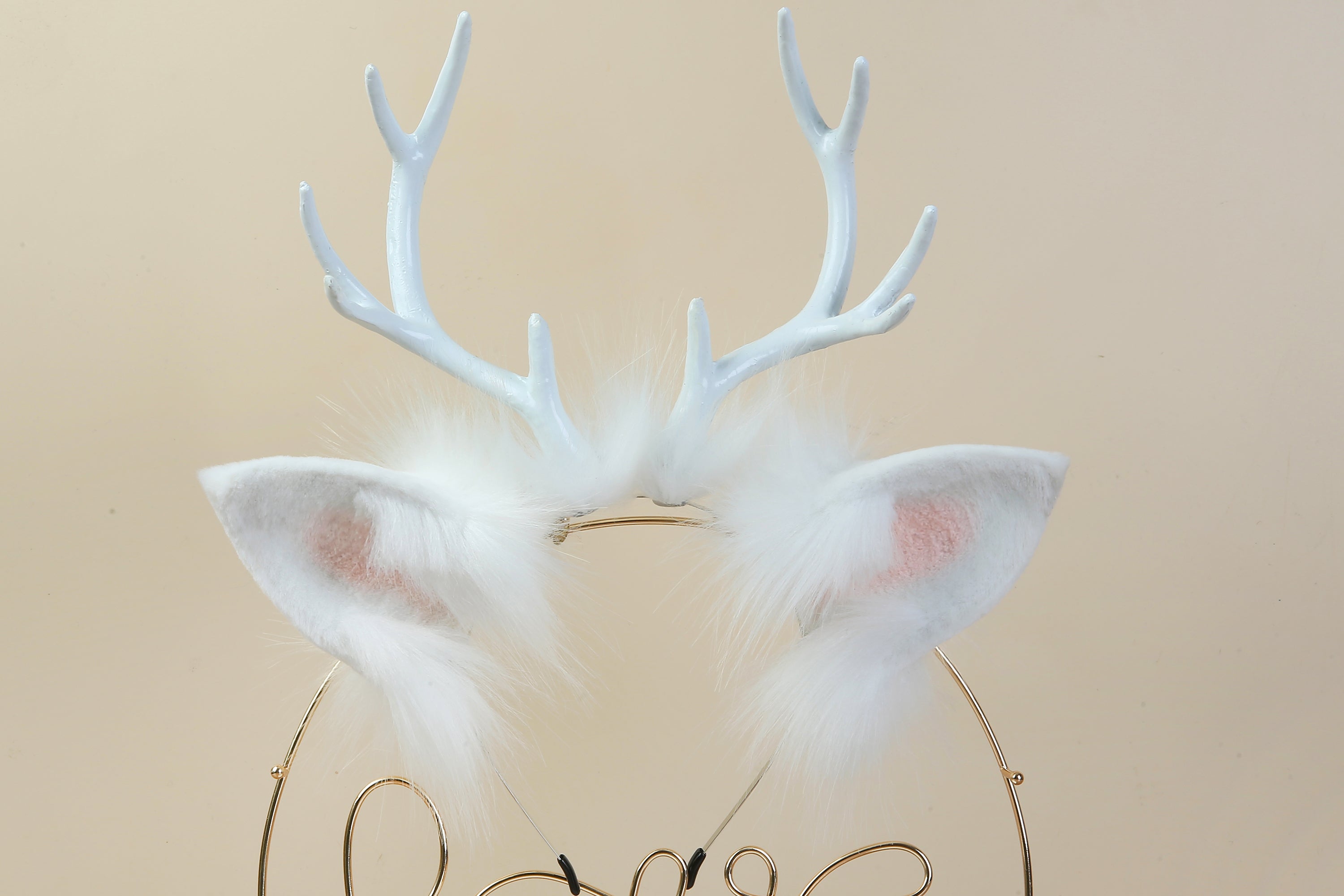white deer tail plug and ear set fawn ear and tail set pet play anime cosplay tail butt plug and ear set bdsm toy sextoy for couple