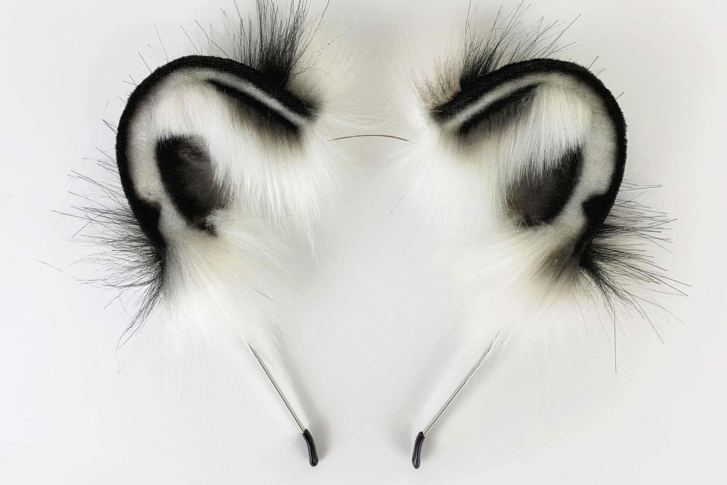 white tiger ear and tail plug set tug tail plug and ear set anime cosplay ear and tail set petplay set anal tail Valentine Day gift mature