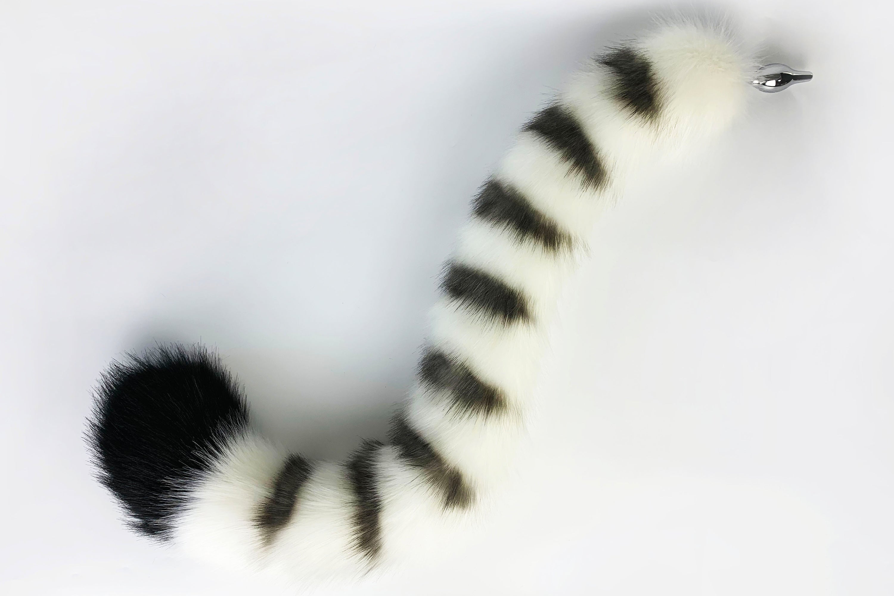 white tiger ear and tail plug set tug tail plug and ear set anime cosplay ear and tail set petplay set anal tail Valentine Day gift mature