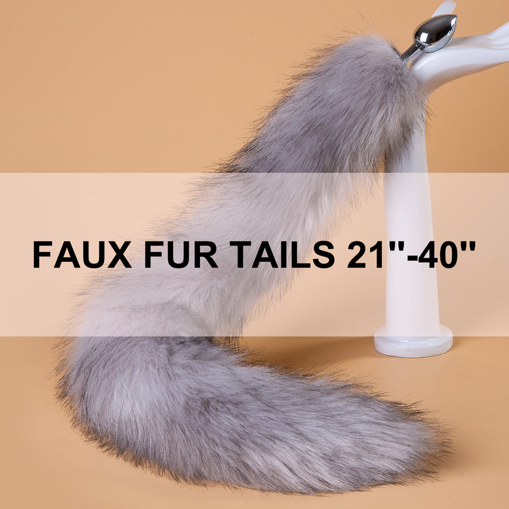 Faux Fur Tails 21''-40''