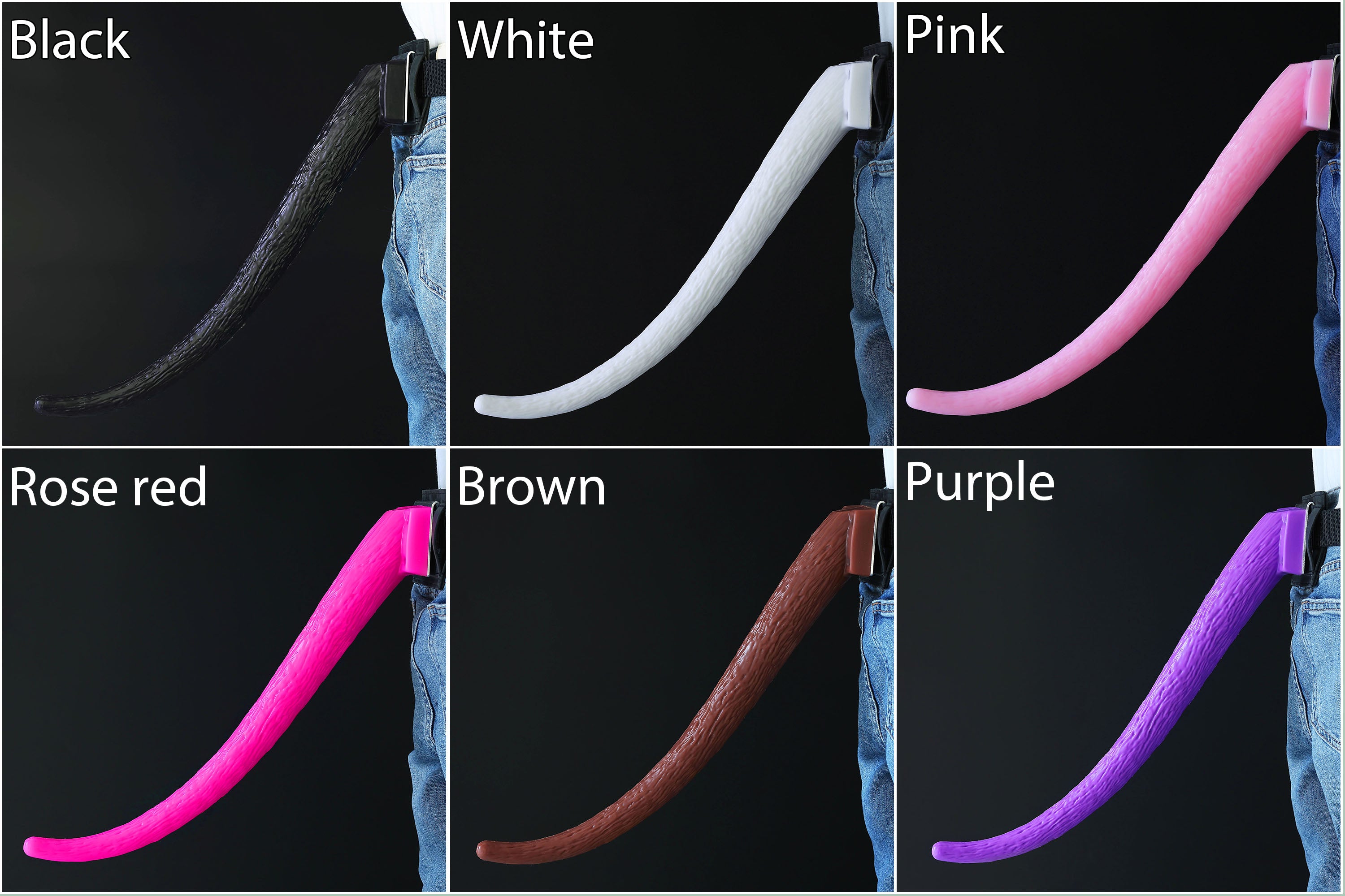 Hypermotion tail silicone core with secure leather holster hyper motion tail wagging tail kemonomimi therian silicone core tail supermotion
